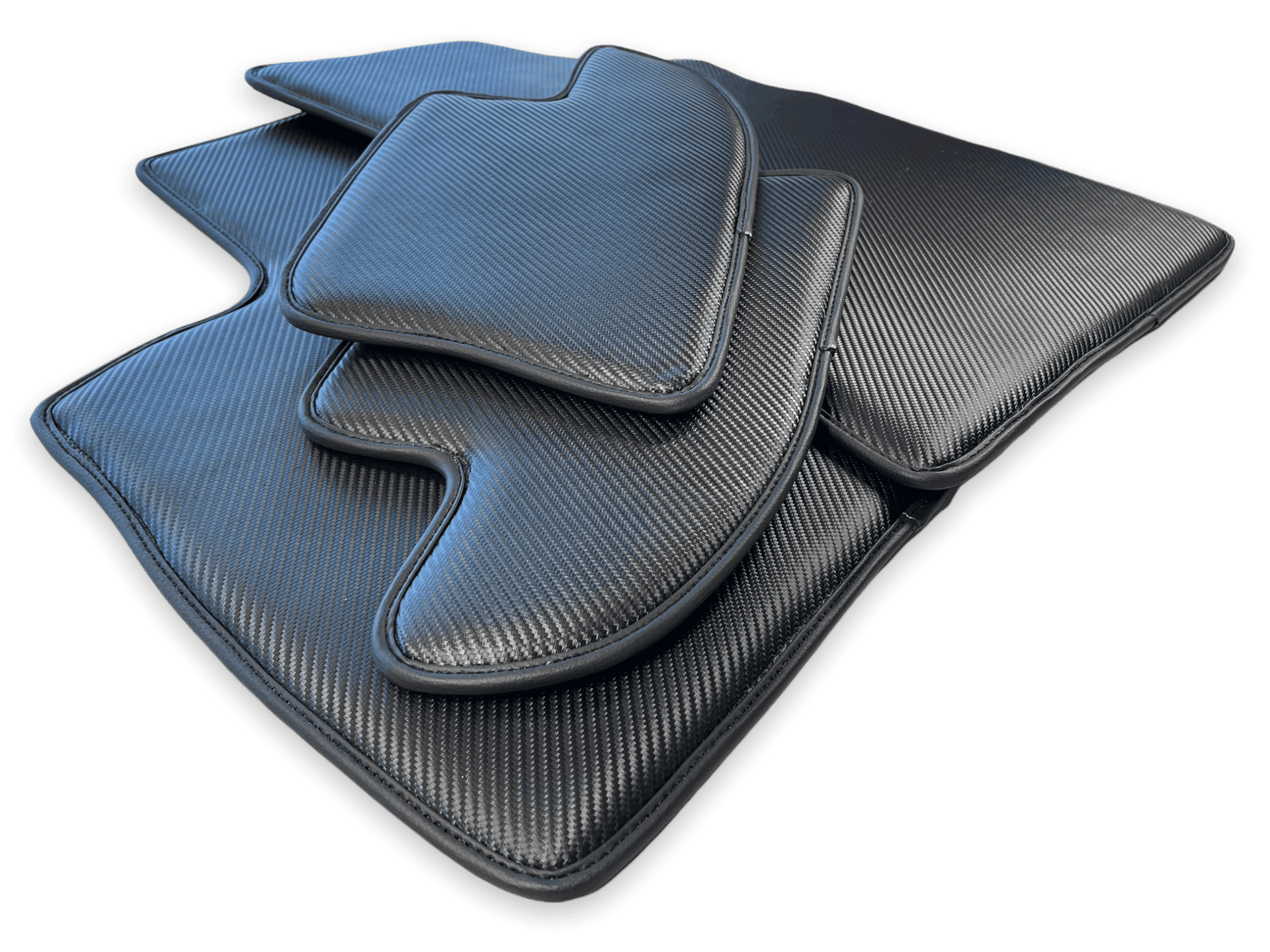 Carbon Fiber Floor Mats For Bentley Continental GTC (2011-2018) - AutoWin
