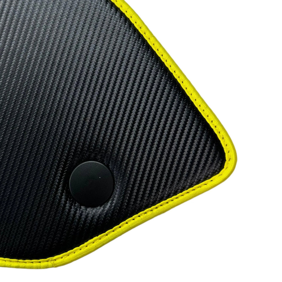 Carbon Floor Mats For Ferrari 812 Superfast (2018-2023) with Yellow Trim - AutoWin