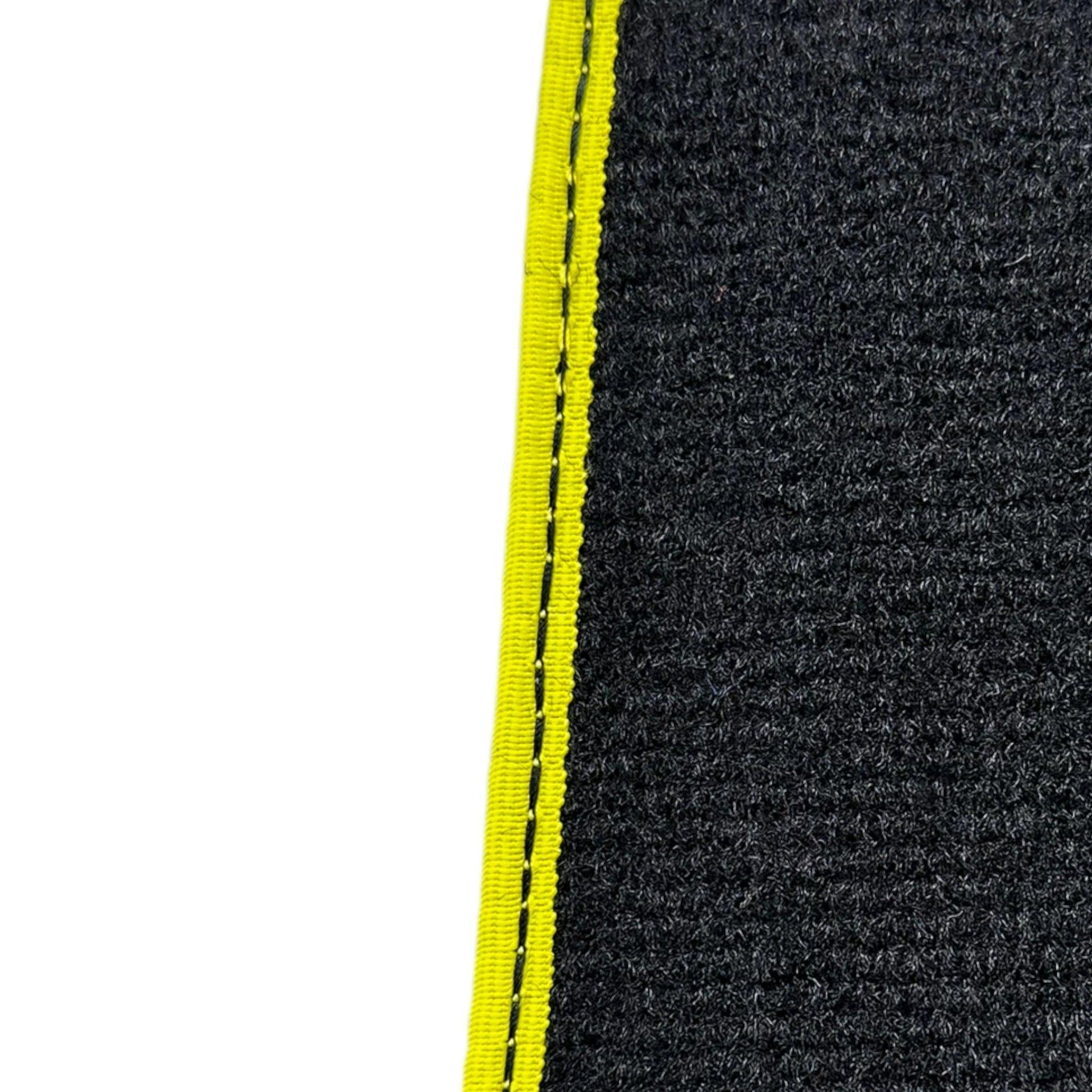 Carbon Floor Mats For Ferrari 812 Superfast (2018-2023) with Yellow Trim - AutoWin