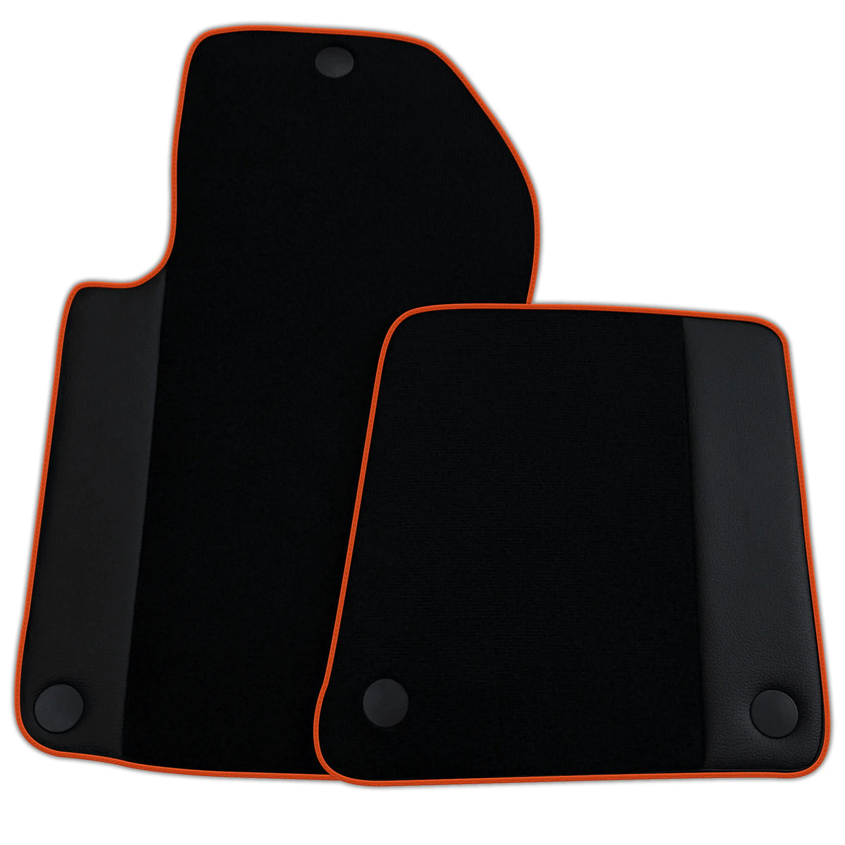 Custom Black Floor Mats For Ferrari 599 Coupe 2006-2012 With Leather