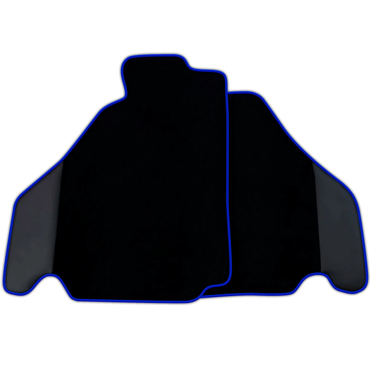 Customizable Black Floor Mats for Ferrari 360 (1999-2005) with Leather