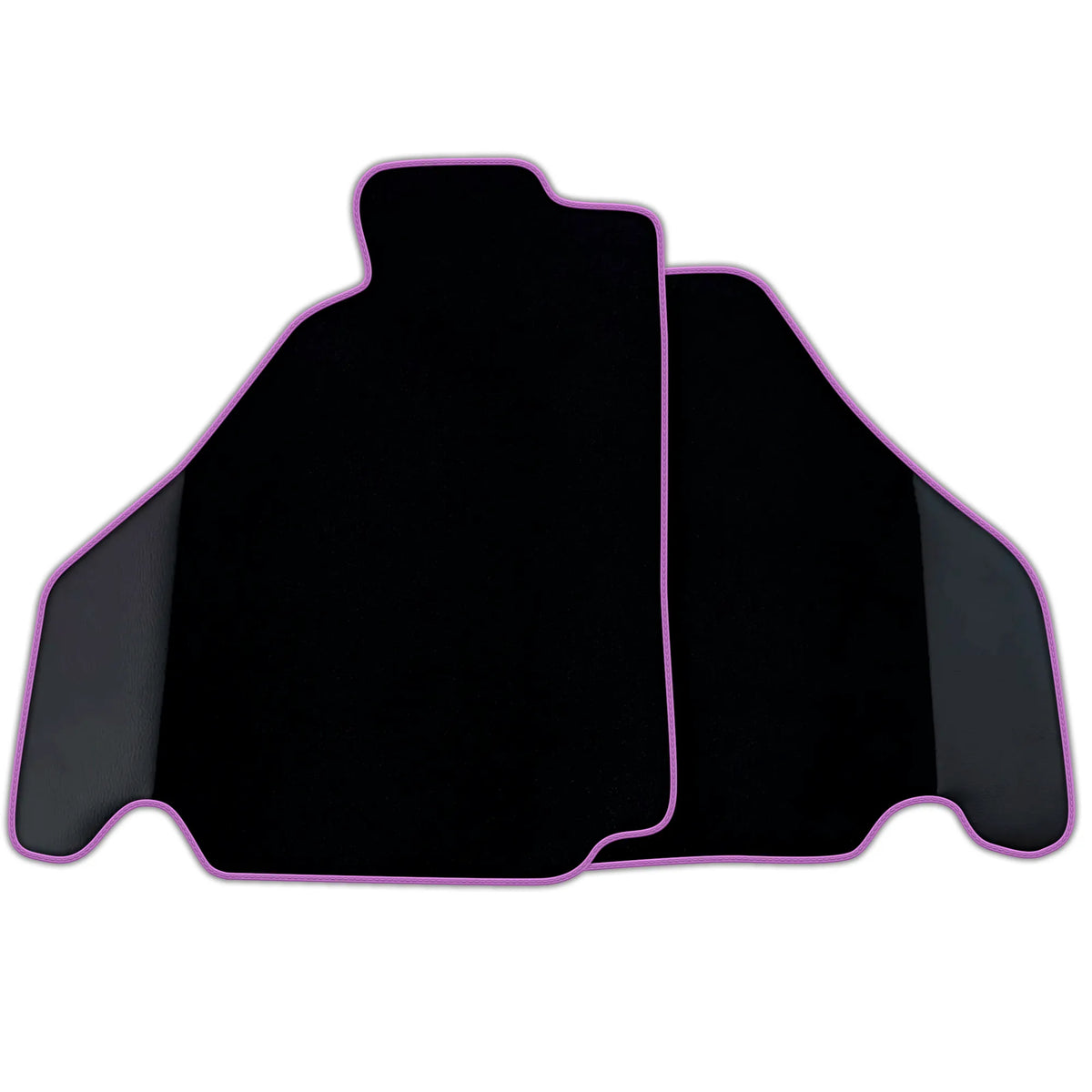 Customizable Black Floor Mats for Ferrari 360 (1999-2005) with Leather
