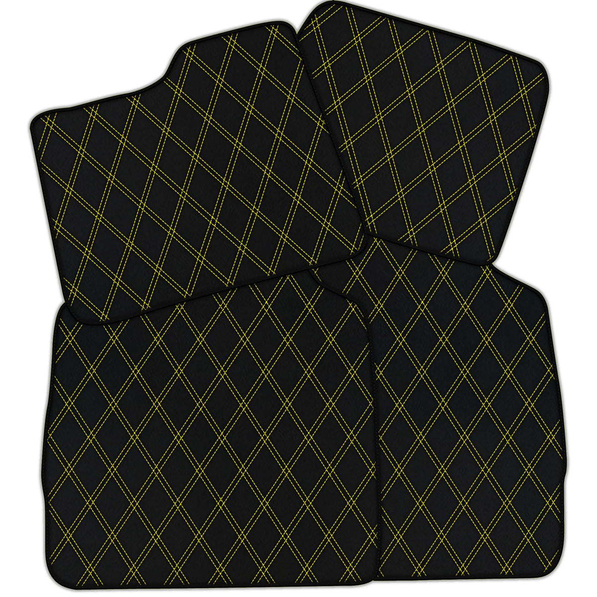 Customizable Double Diamond Pattern Floor Mats for Ferrari Purosangue (2023-2027)