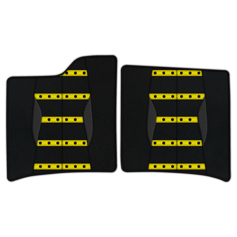 Customizable Leather Floor Mats with AW22 Pattern for Ferrari 12 Cilindri (2024-2026)