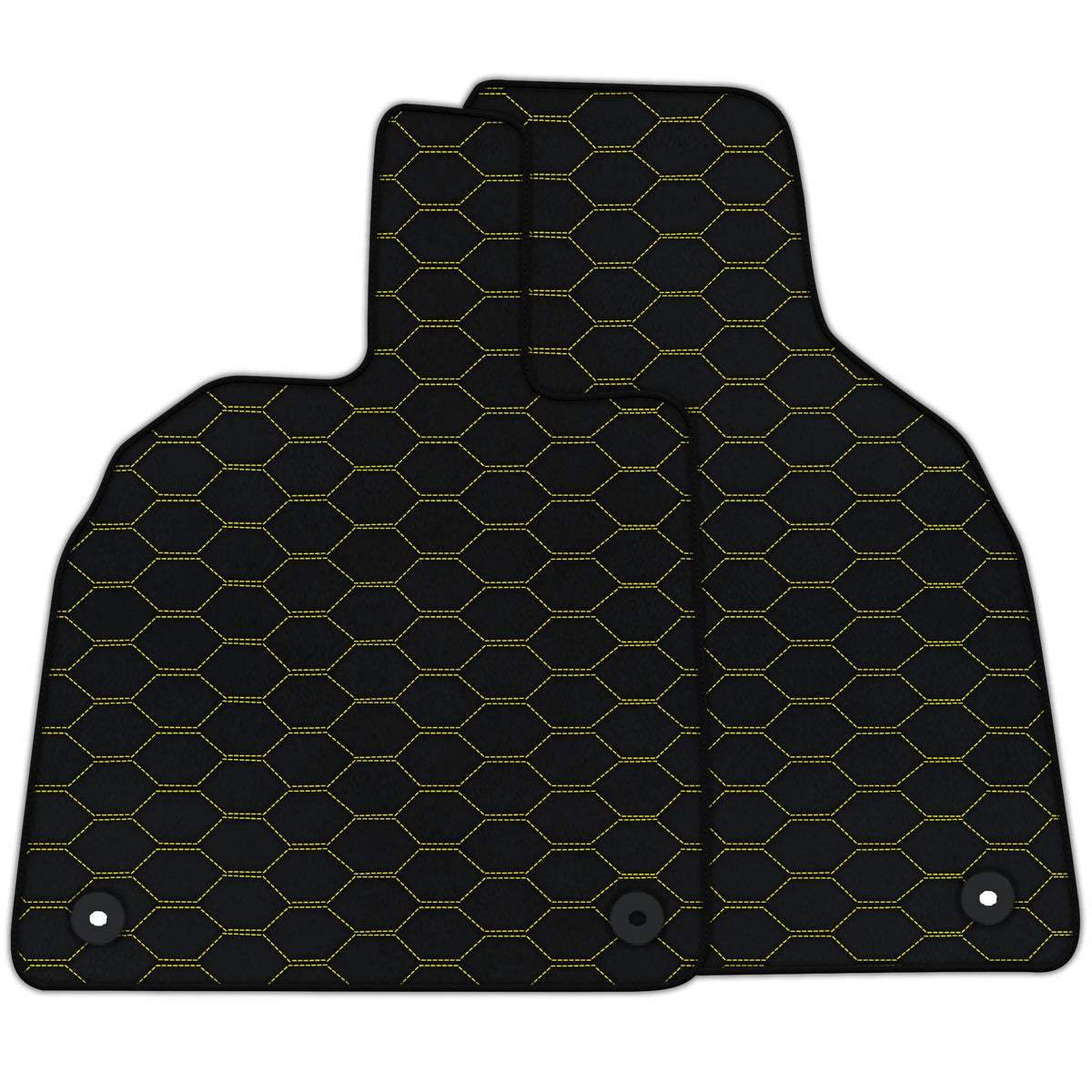 Customizable Leather Floor Mats with Divario Pattern for Lamborghini Aventador (2012-2022)