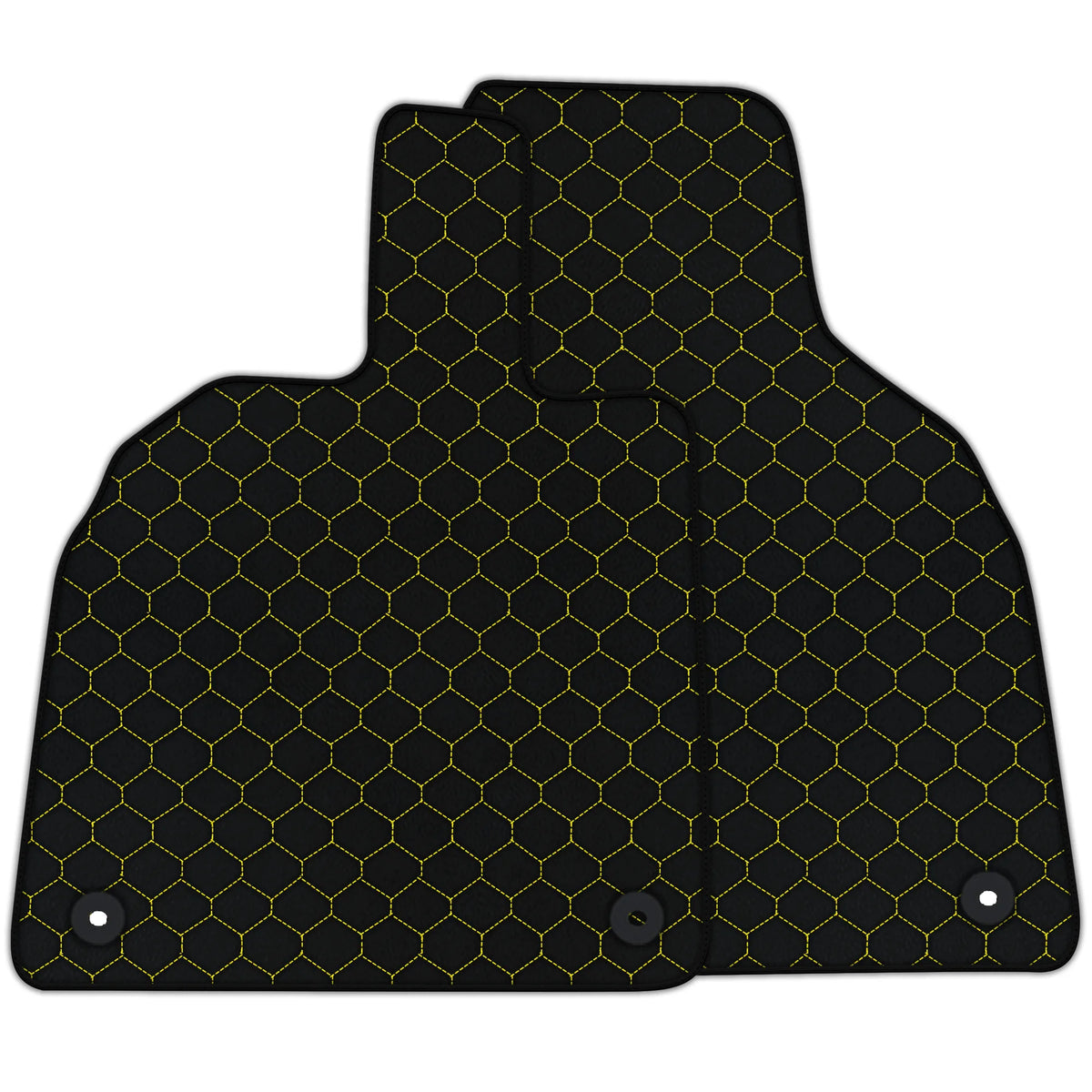 Customizable Leather Floor Mats with Hex Pattern for Lamborghini Aventador (2012-2022)