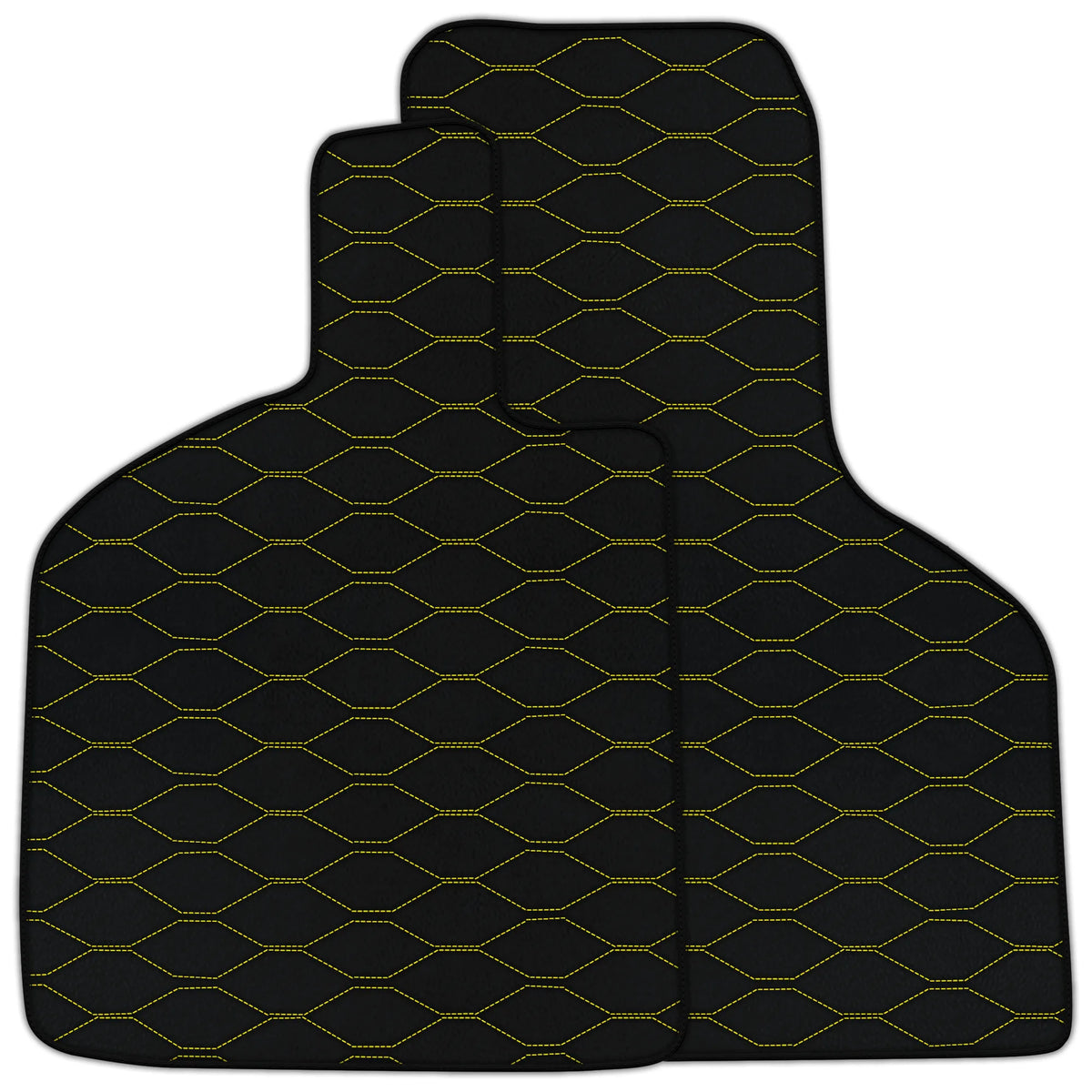 Customizable Leather Floor Mats with Viper Hex Pattern for Lamborghini Huracan Tecnica (2022-2024)
