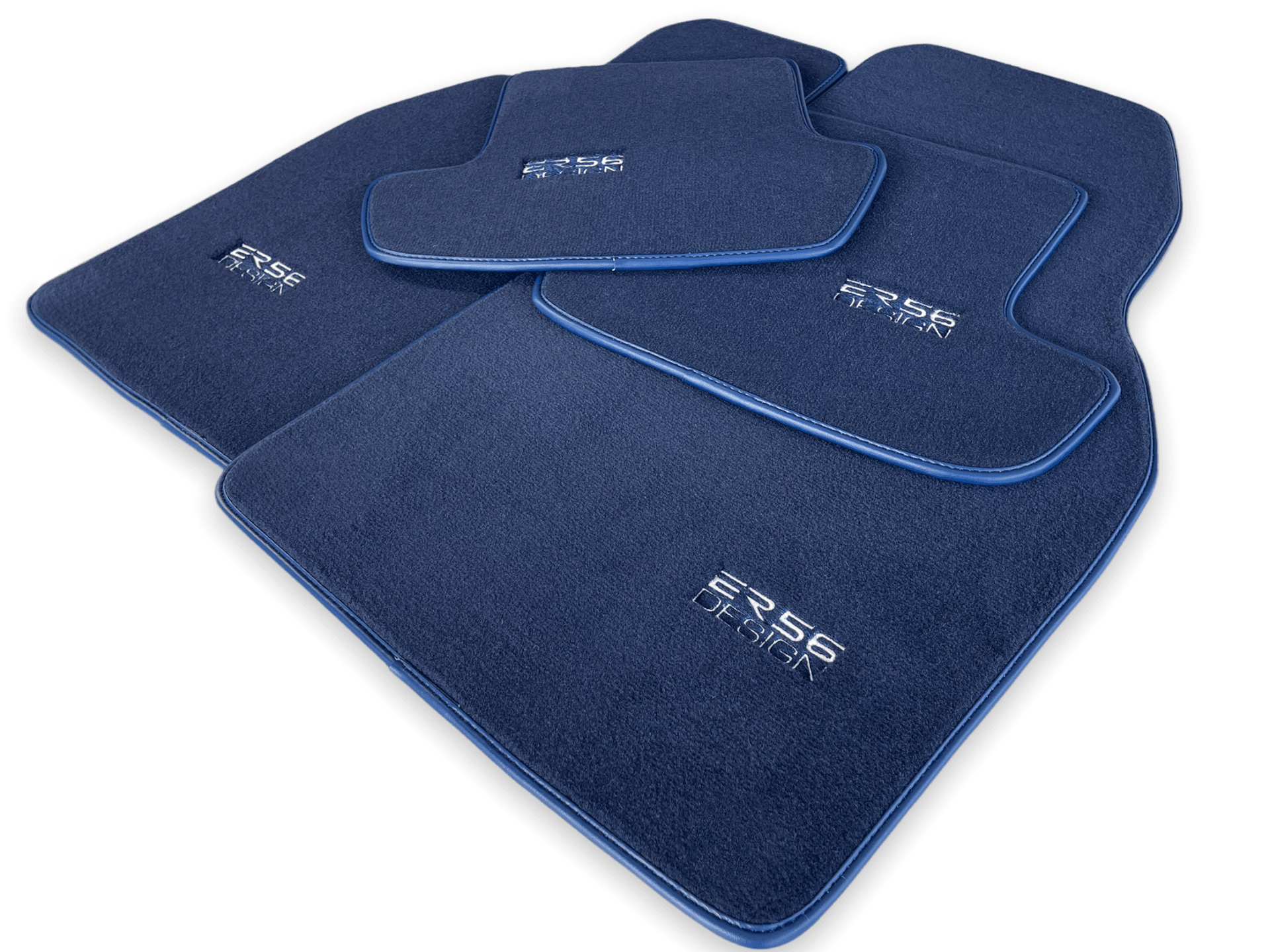 Dark Blue Floor Mats for Porsche 911 - 964 (1989-1994) - AutoWin