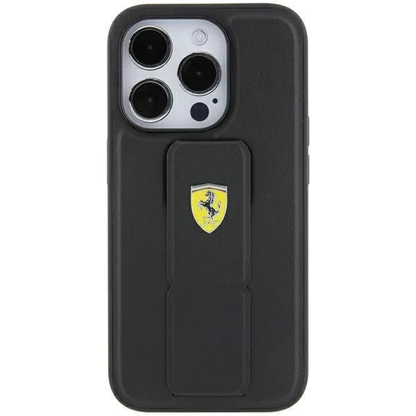Ferrari Grip Stand Metal Logo Hardcase