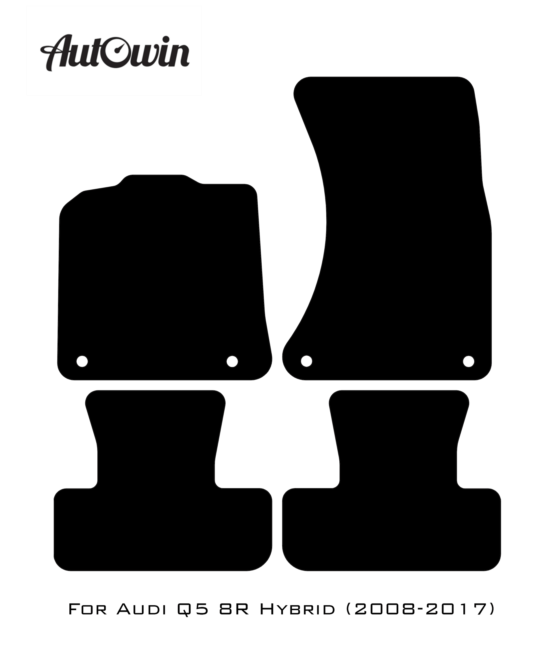 Floor Mats for Audi Q5 8R Hybrid (2008-2017) - AutoWin