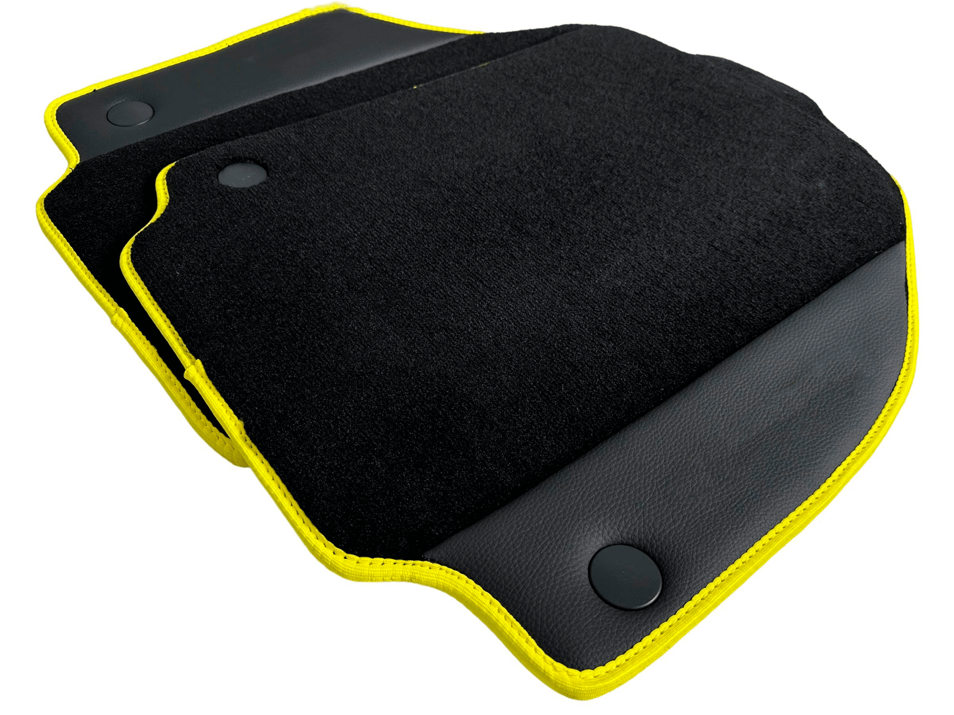 Floor Mats For Ferrari 488 GTB 2015-2022 Carpet With Leather - AutoWin