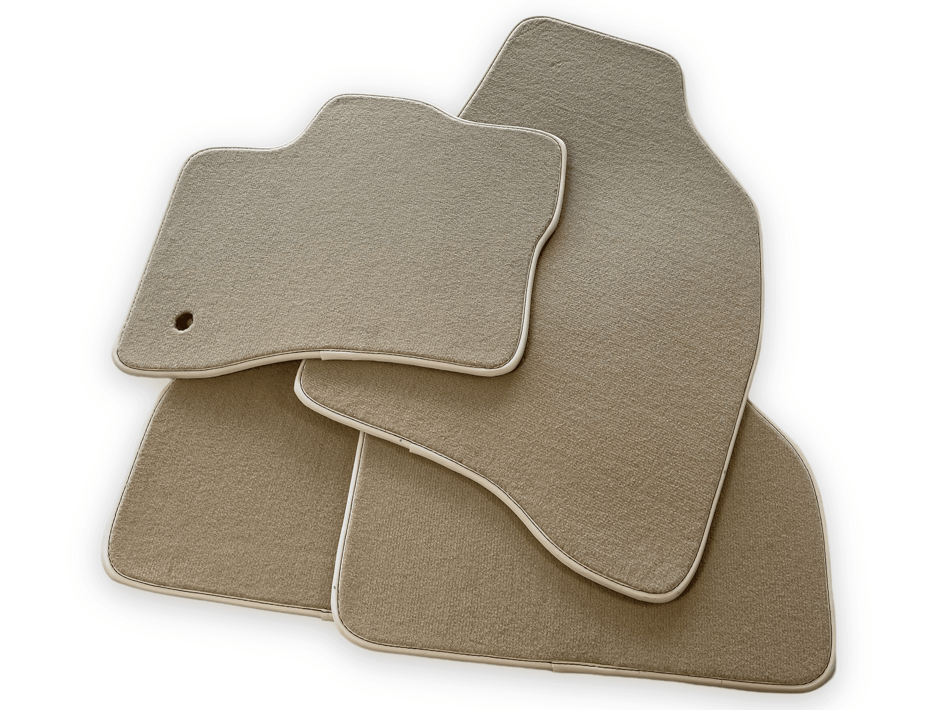 Floor Mats for Lincoln Navigator (1998-2024) Beige Tailored Carpets - AutoWin