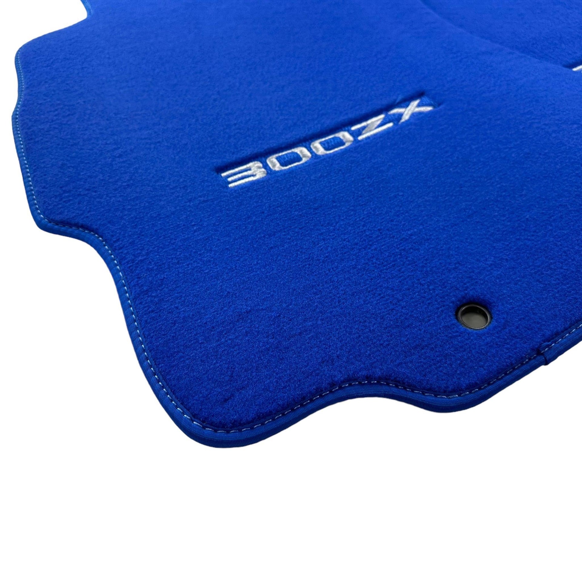 Floor Mats For Nissan 300ZX - Z32 (1990-2000) Tailored Blue Carpets - AutoWin