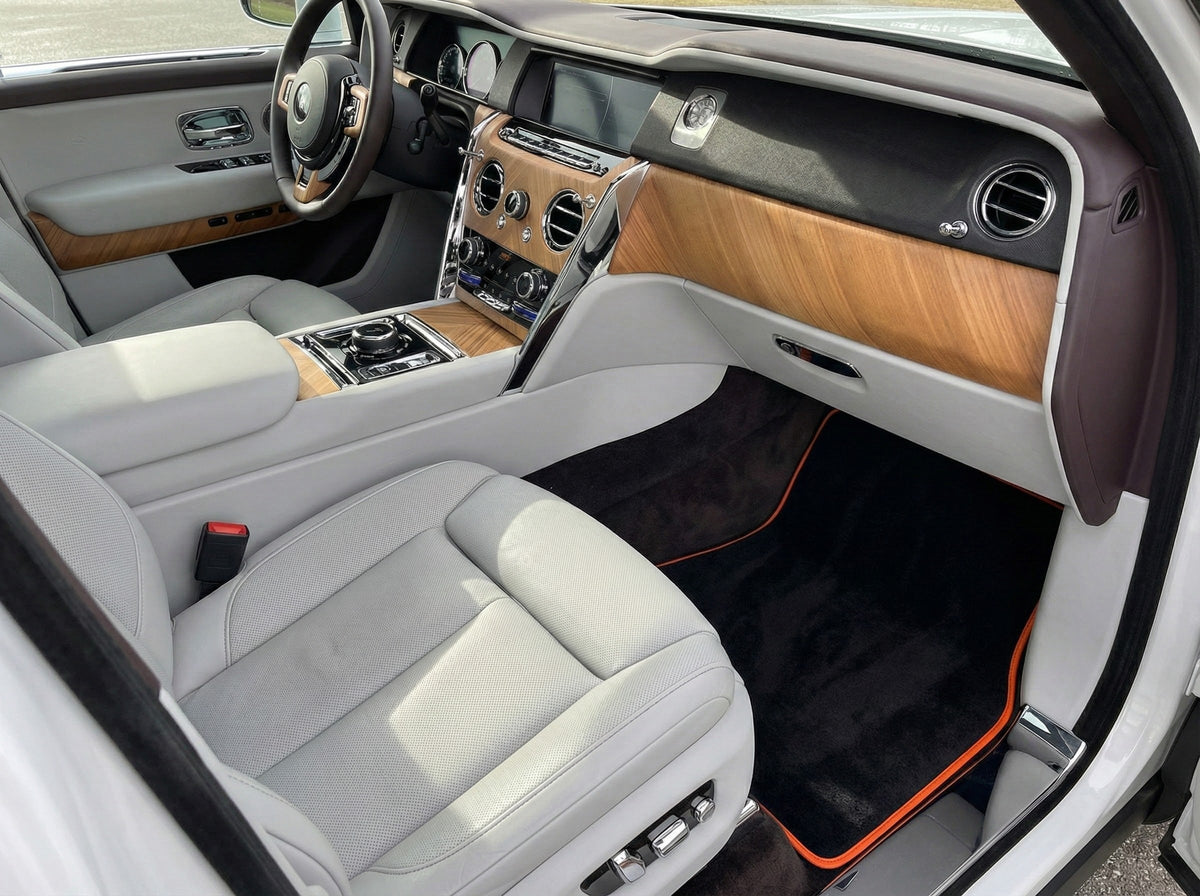 Floor Mats For Rolls Royce Cullinan Rr31 2018-2025 Black