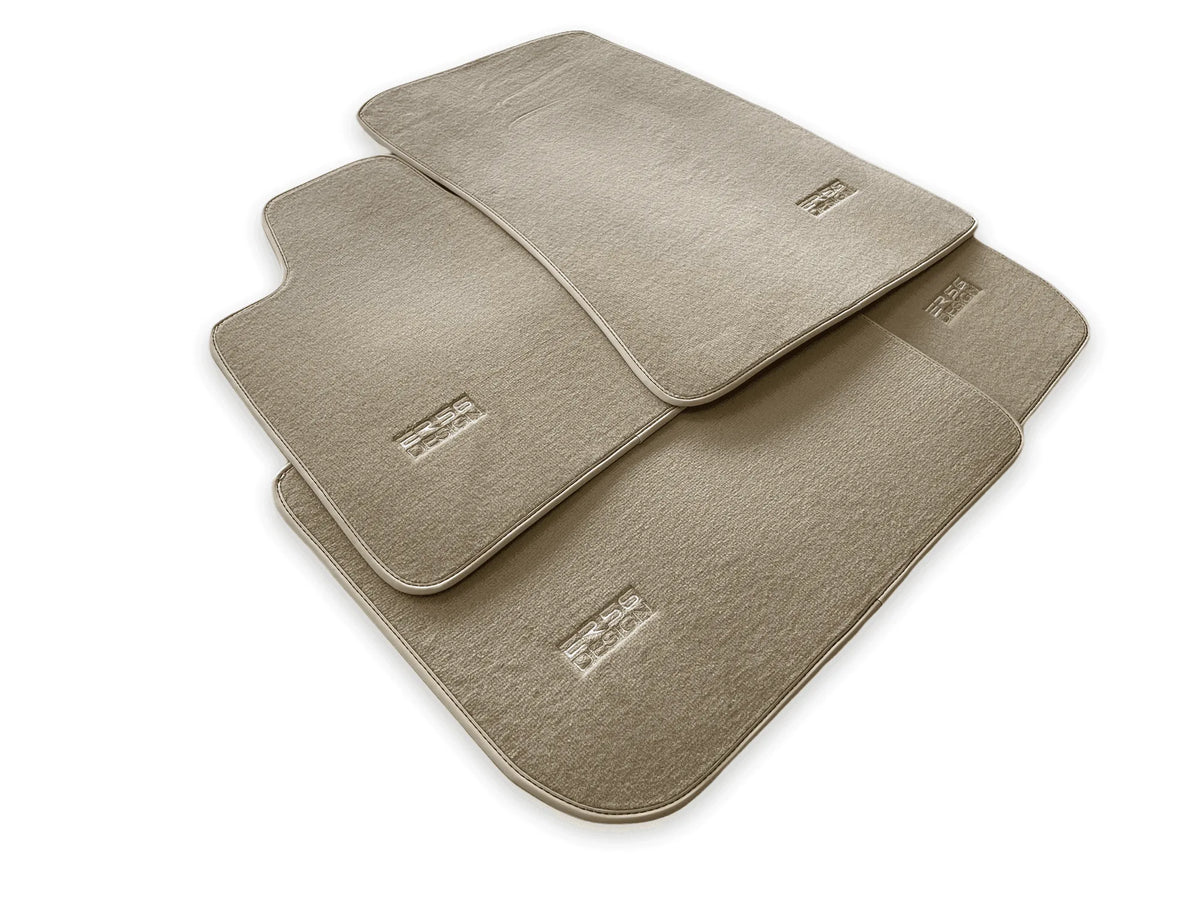 Floor Mats For Rolls Royce Ghost Series II (2021-2024) Beige ER56 Design - AutoWin