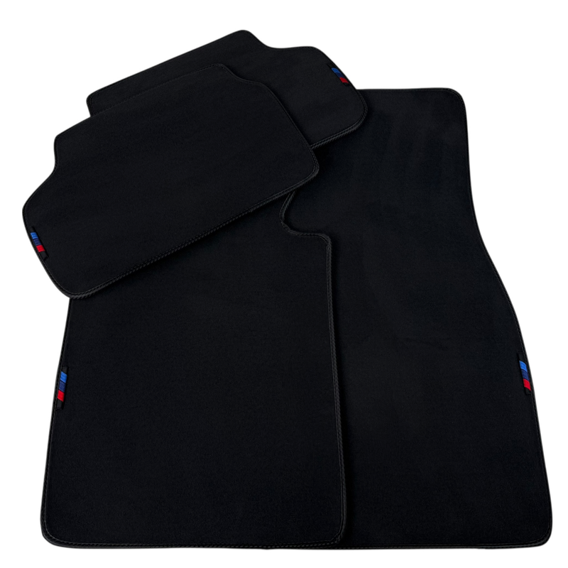Black Mats For BMW 5 Series G30 with Carbon Fiber Trim