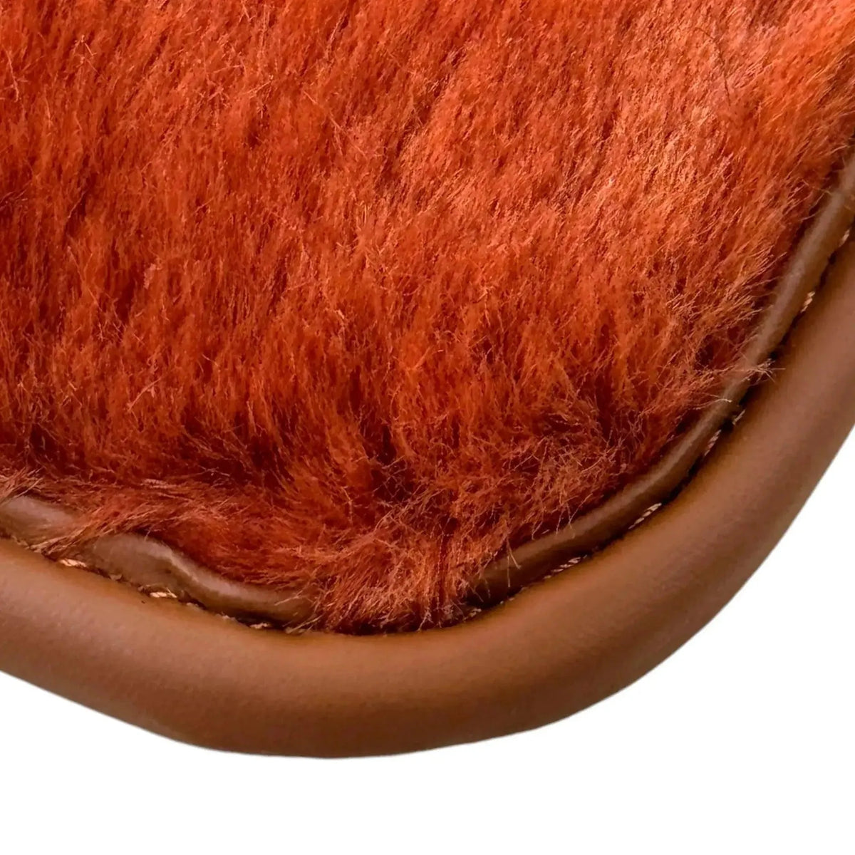 Ginger Color Sheepskin Floor Mats for Rolls-Royce Phantom Sedan (2003-2016)