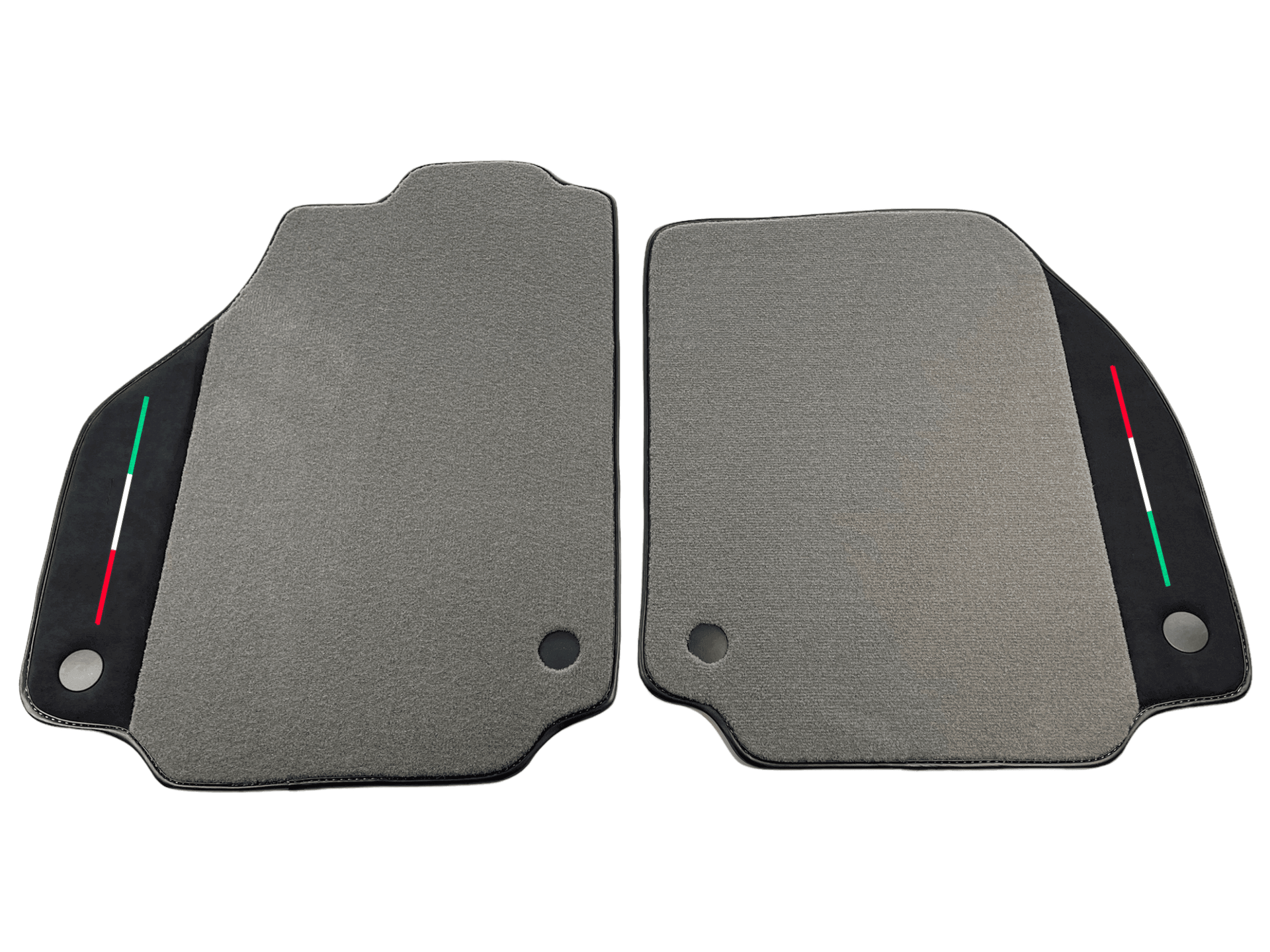 Gray Floor Mats For Ferrari F8 Spider 2019-2022 With Alcantara Leather - AutoWin