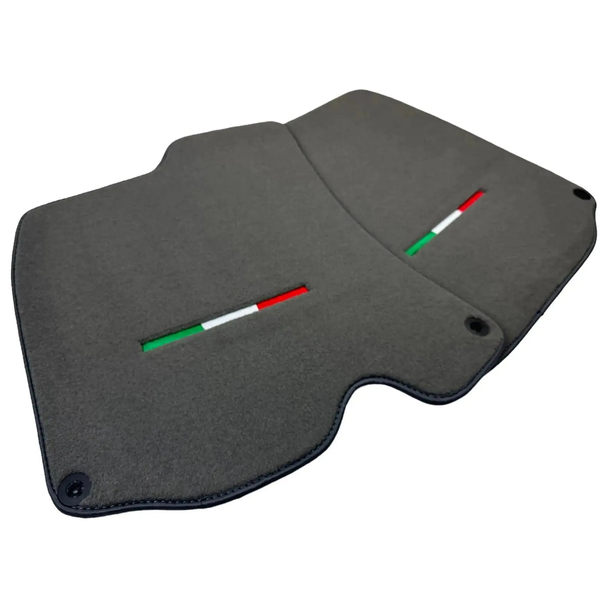Gray Floor Mats For Ferrari Roma (2021-2027) Italian Edition - AutoWin