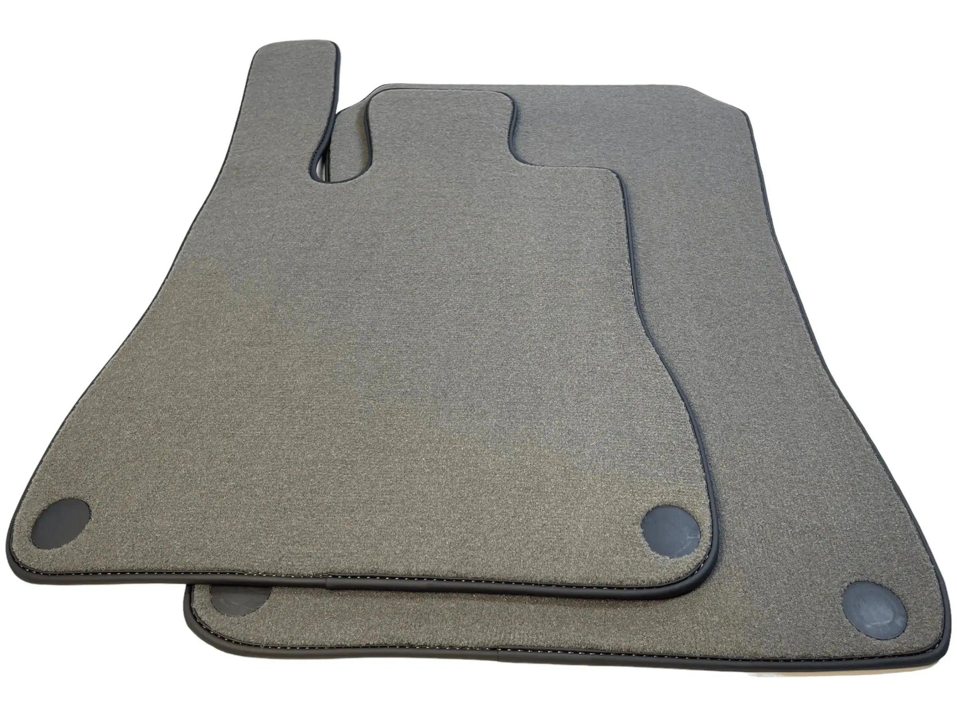 Gray Floor Mats For Mercedes-Benz R171 (2004-2011) Black Trim - AutoWin