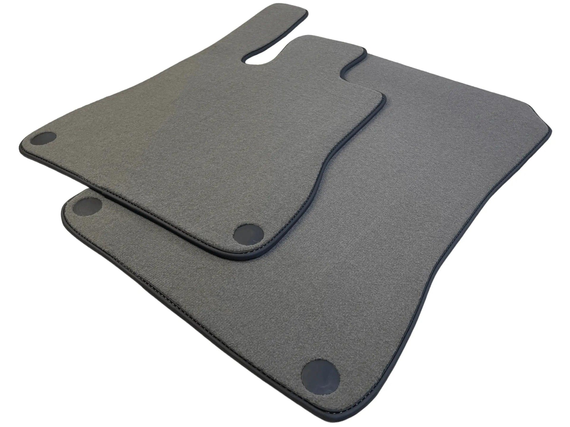 Gray Floor Mats For Mercedes-Benz SLK R172 (2011-2023) Black Trim - AutoWin