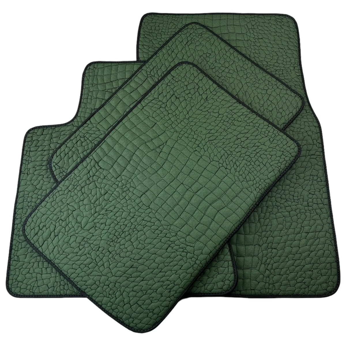 Green Leather Floor Mats for Rolls-Royce Ghost Series II (2021-2024)