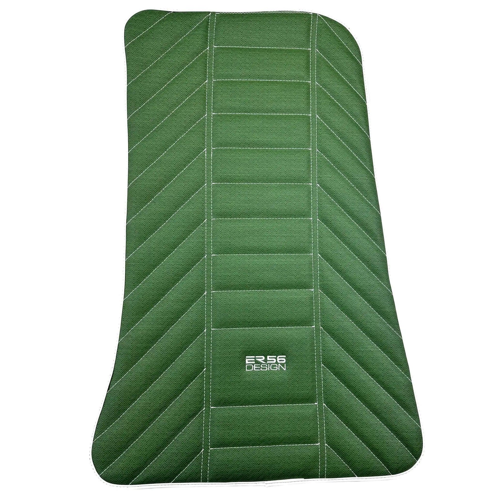 Green Leather Floor Mats For Rolls-Royce Spectre (2023-2024) ER56 Design - AutoWin