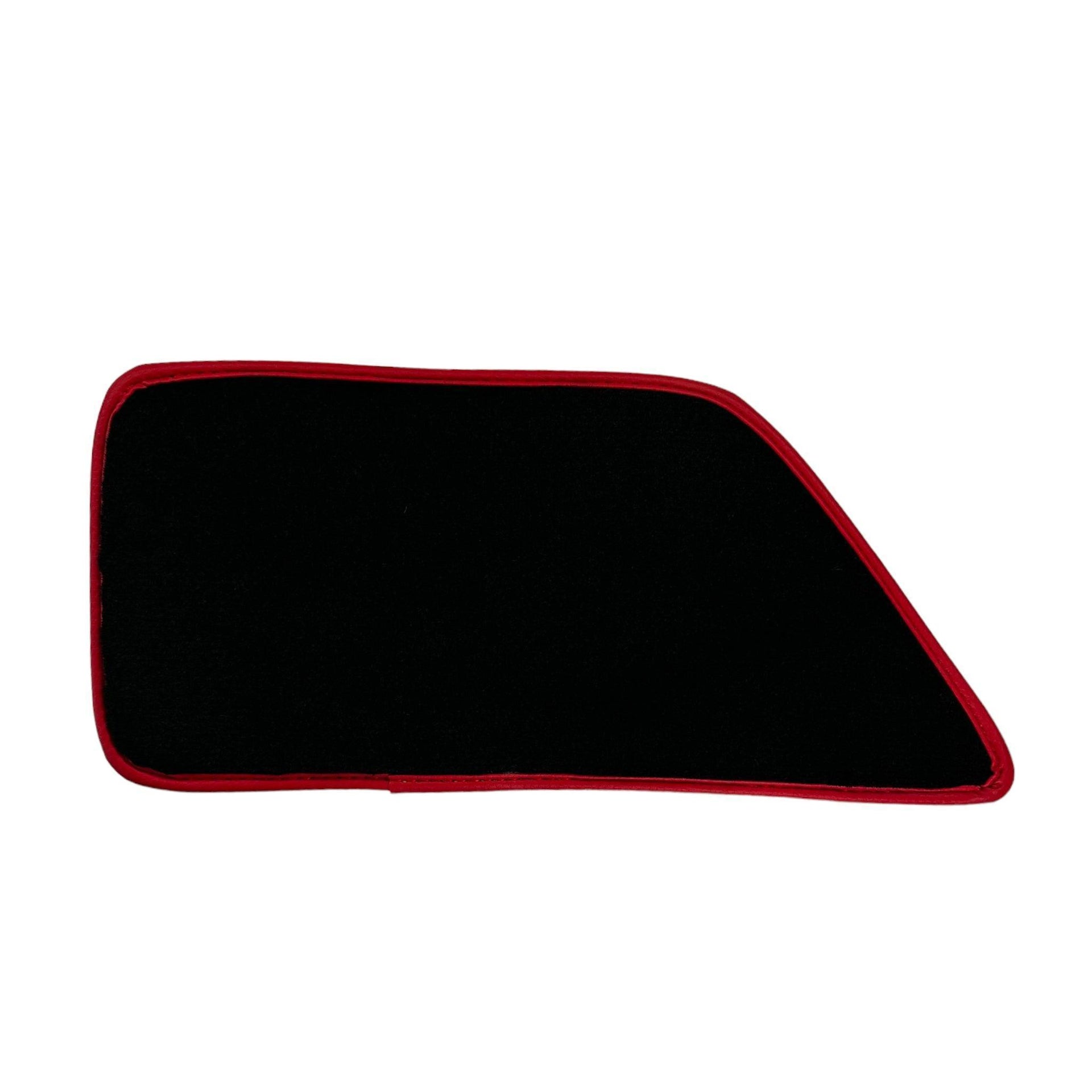 Black Floor Mats For Ferrari F355 1994-1999 With Alcantara Leather - AutoWin