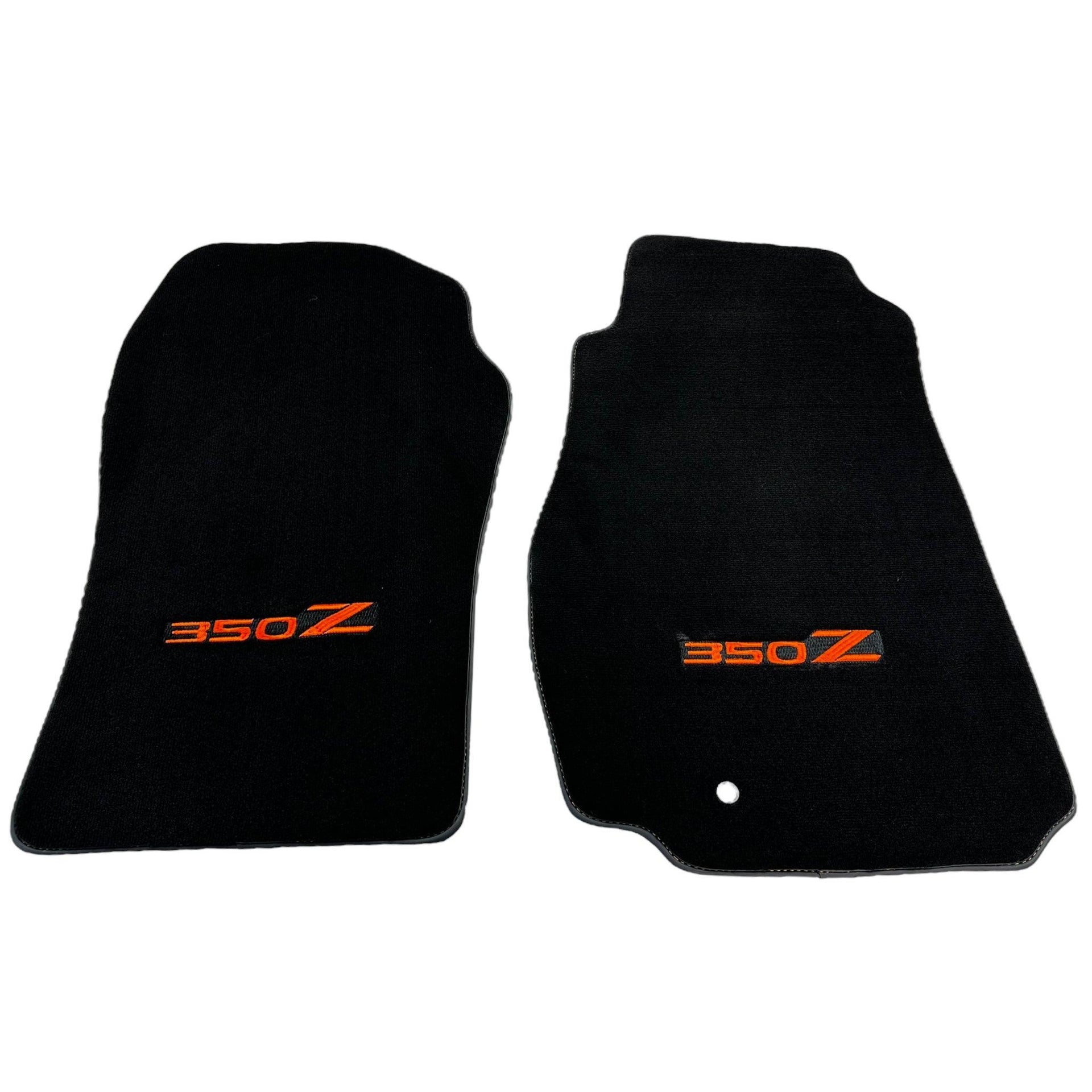 Black Floor Mats For Nissan 350Z (2003-2008) - AutoWin