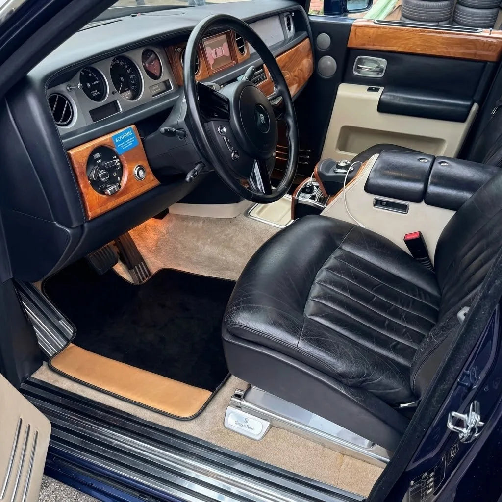 Interior look of floor mats for Rolls Royce Phantom VIII (2017-2024)