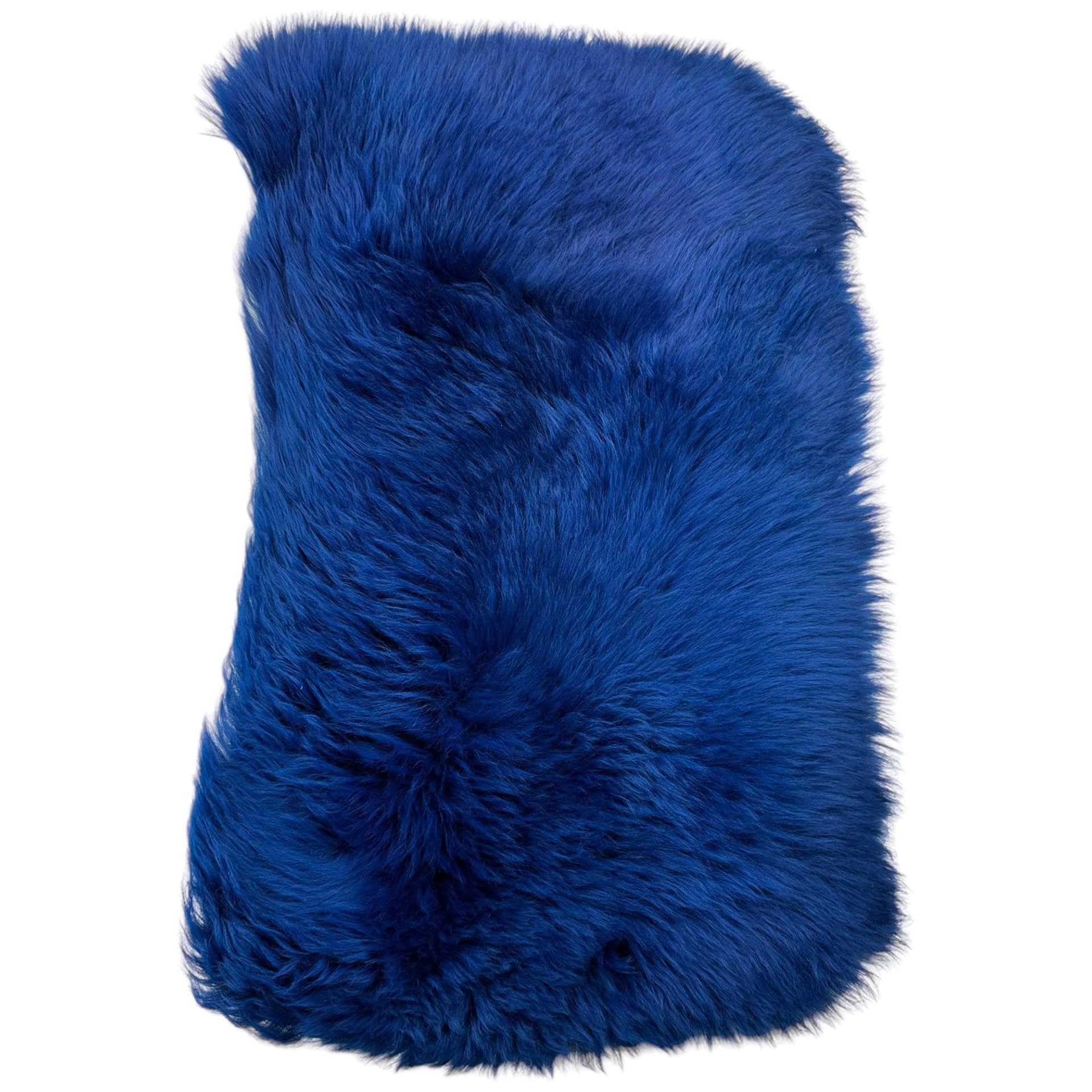 Navy Blue Sheepskin Floor Mats for Rolls Royce Spectre (2023-2024) | ER56 Design - AutoWin