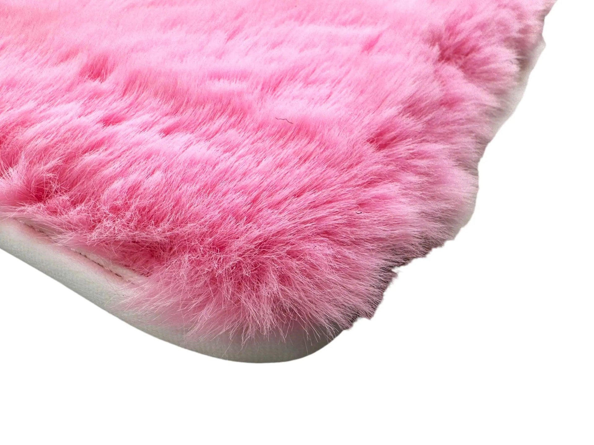 Pink Sheepskin Floor Mats For Rolls Royce Spectre (2023-2024) ER56 Design Brand - AutoWin