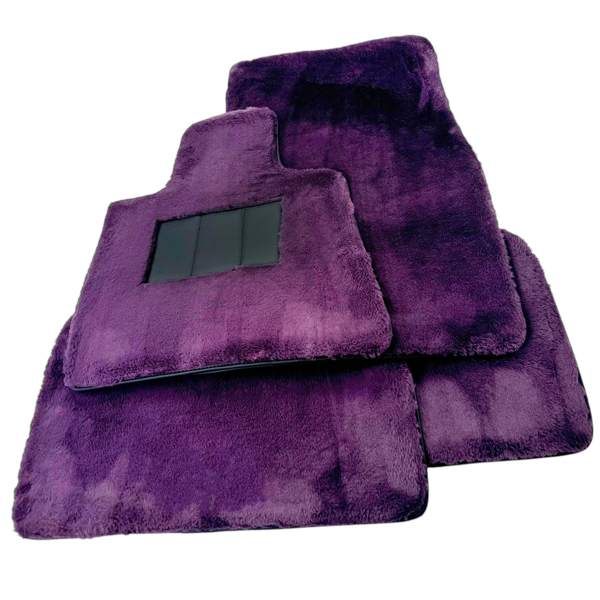 Purple Sheepskin Floor Mats for Rolls-Royce Phantom VIII (2017-2024)