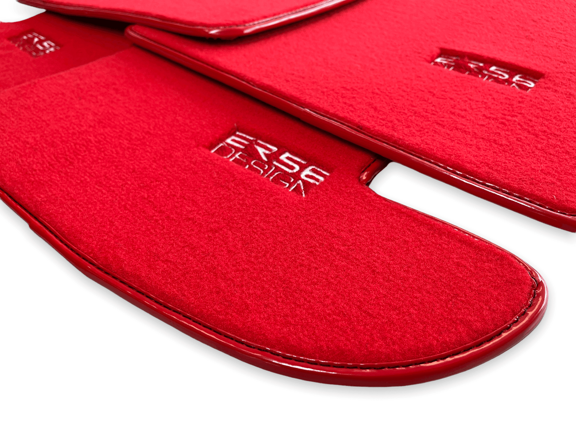 Red Floor Mats For Bentley Continental GTC (2011-2018) Er56 Design - AutoWin