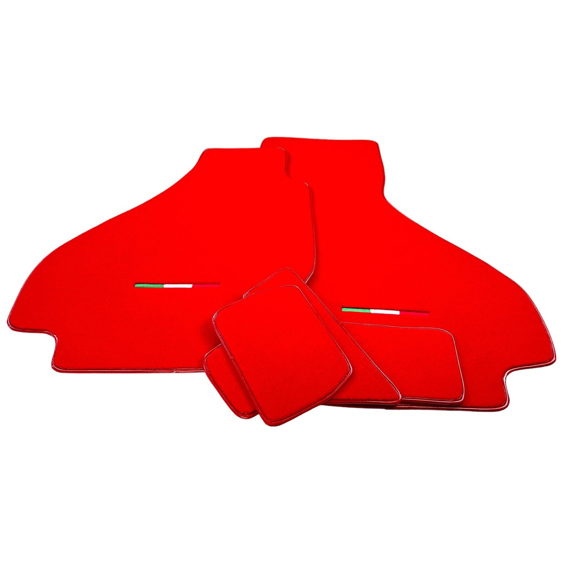 Red Floor Mats For Ferrari 512 TR 1992-1994 - AutoWin