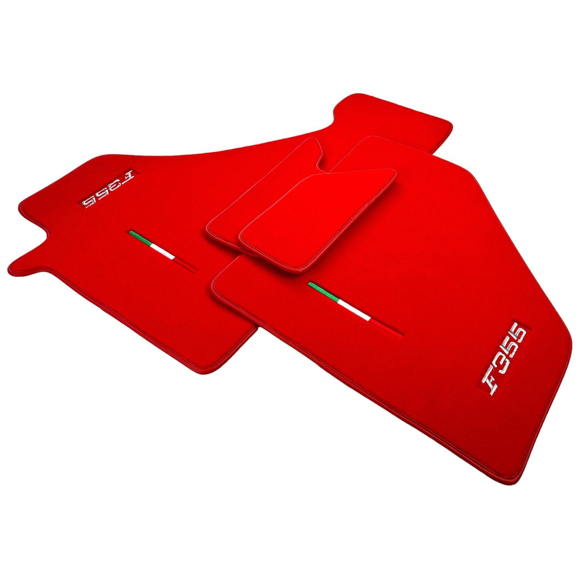 Red Floor Mats For Ferrari F355 1994-1999 - AutoWin