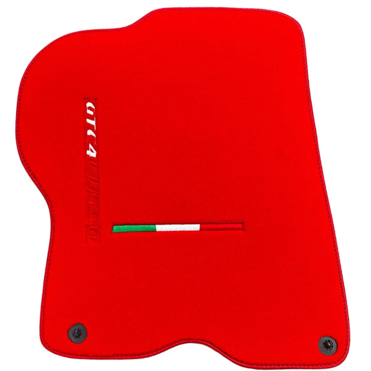 Red Floor Mats for Ferrari GTC4 Lusso (2016-2023) Italian Edition - AutoWin