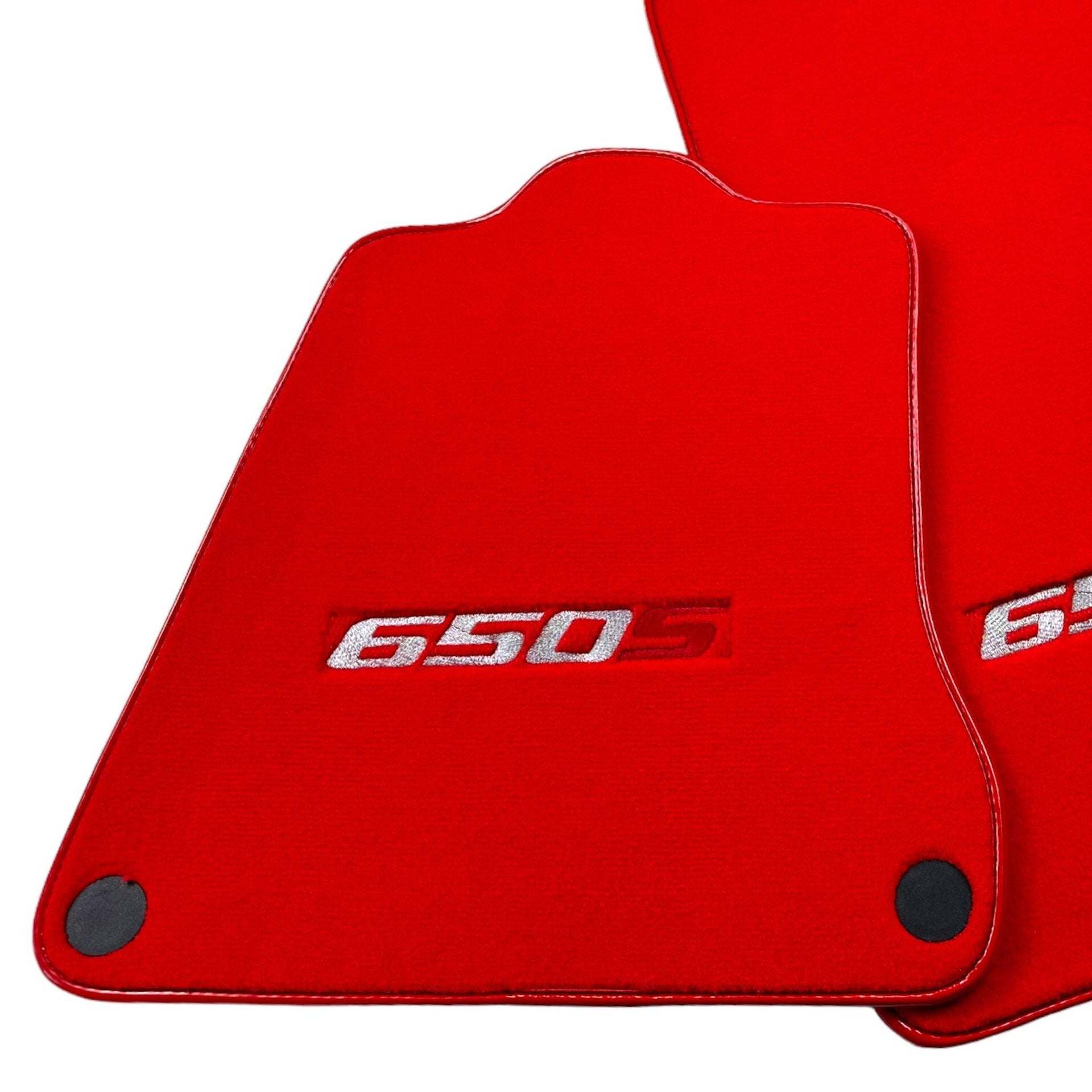 Red Floor Mats For McLaren 650S Tailored - AutoWin