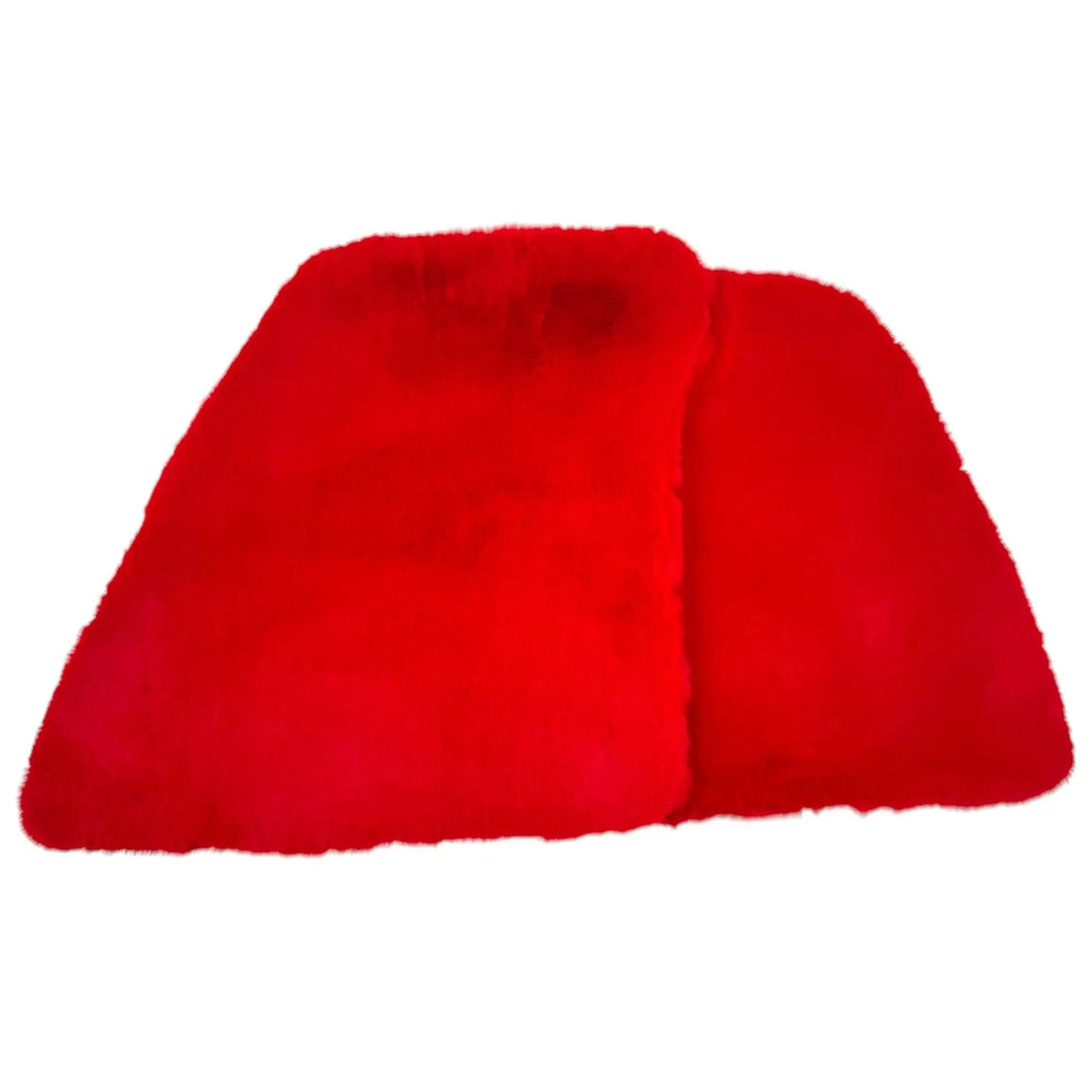 Red Sheepskin Floor Mats for Ferrari 296 GTS (2022-2027)