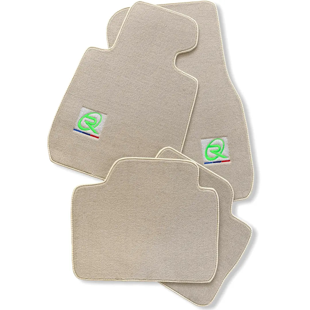 Beige Floor Mats For BMW X3M Series F97 Tailored Set Perfect Fit Green - AutoWin