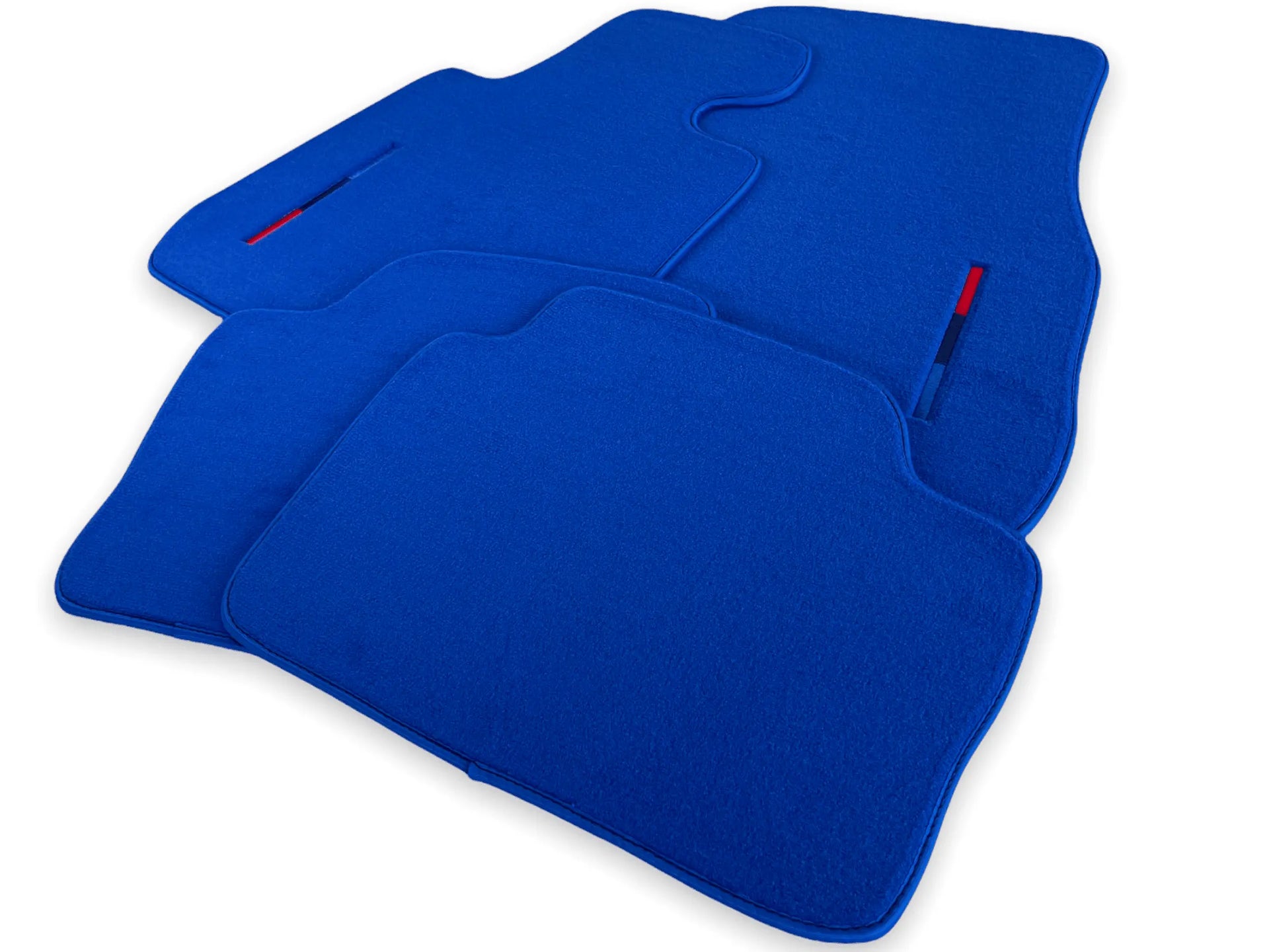 Blue Floor Mats For BMW M3 F80 Series With M Package - AutoWin