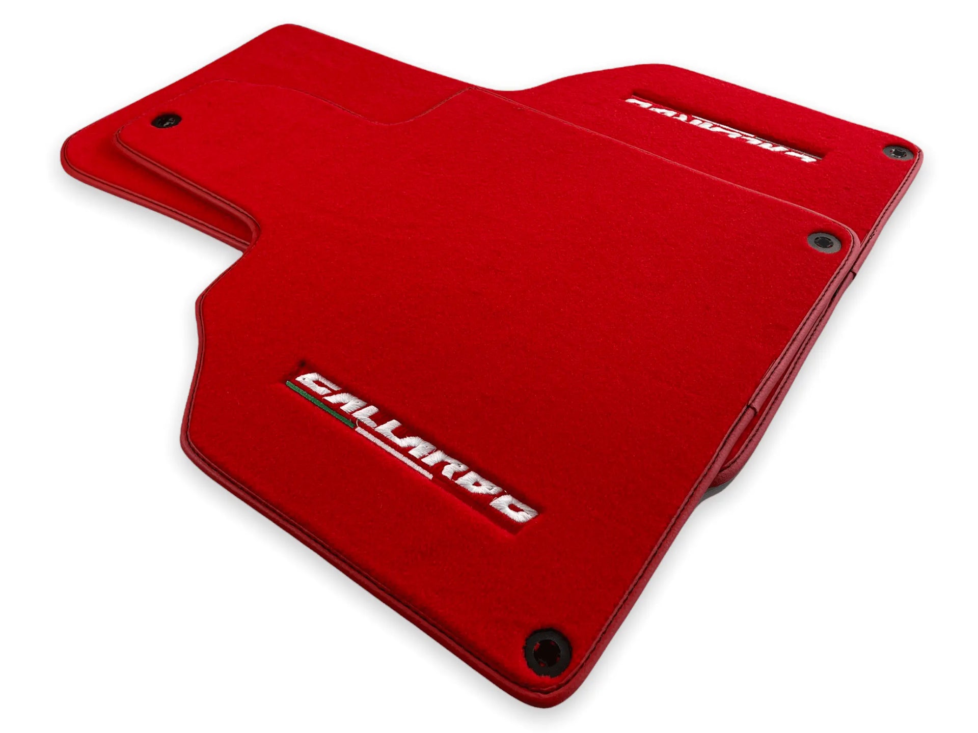 Floor Mats for Lamborghini Gallardo Red Color - AutoWin