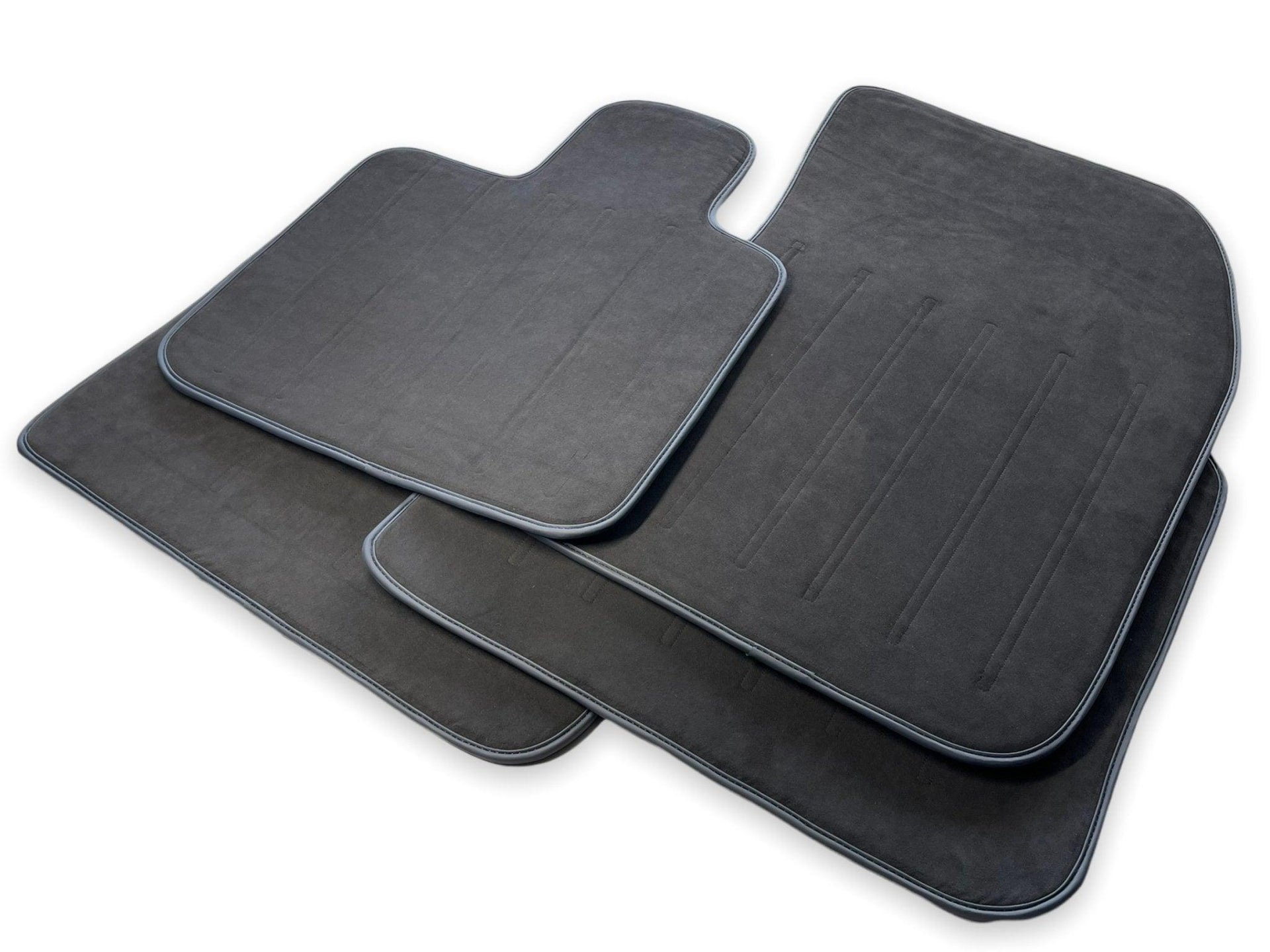 Alcantara Floor Mats For Rolls Royce Black Badge Phantom VIII (2017-2024) - AutoWin