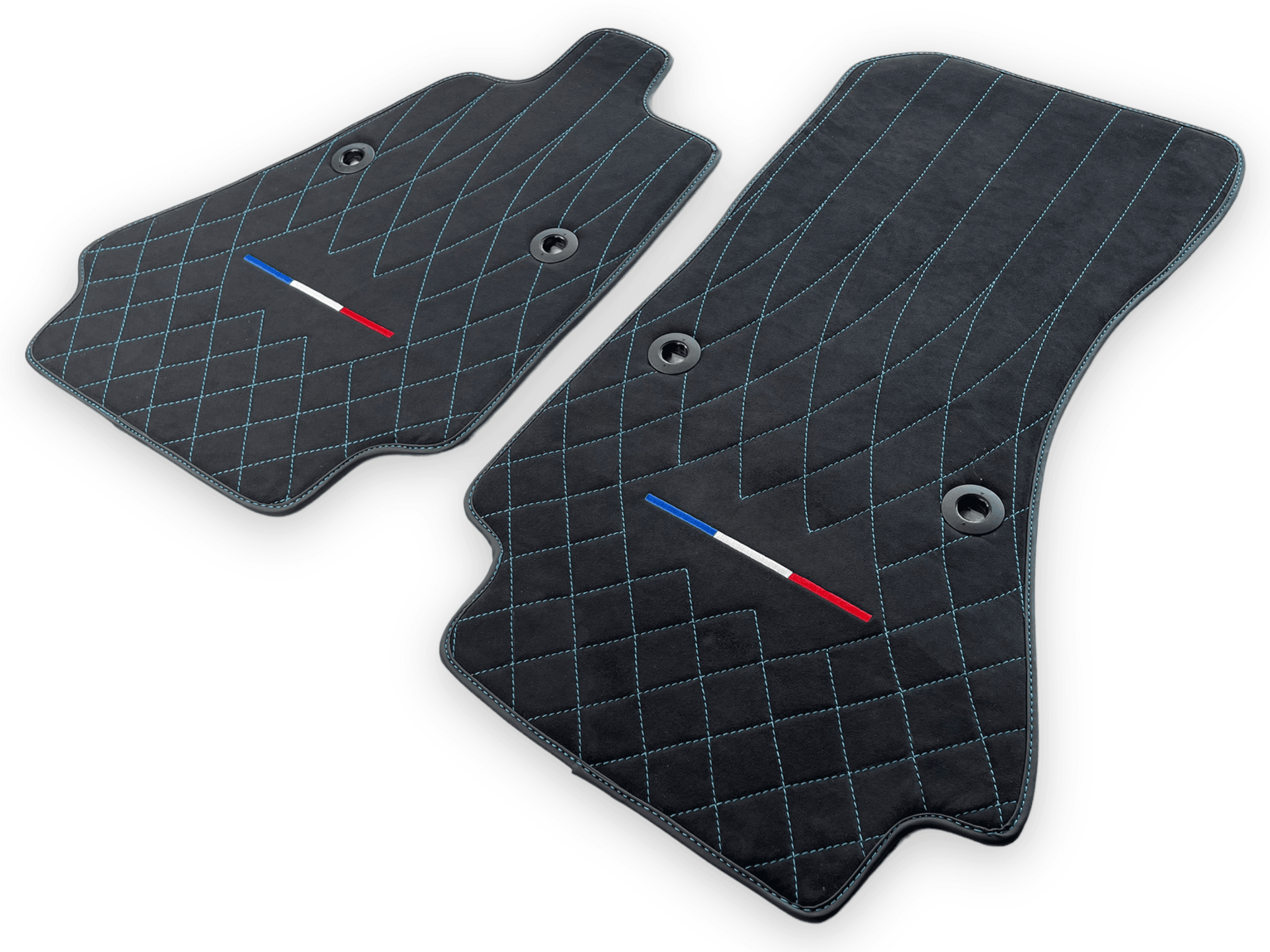 Alcantara Leather Floor Mats For Bugatti Chiron Limited Edition - AutoWin