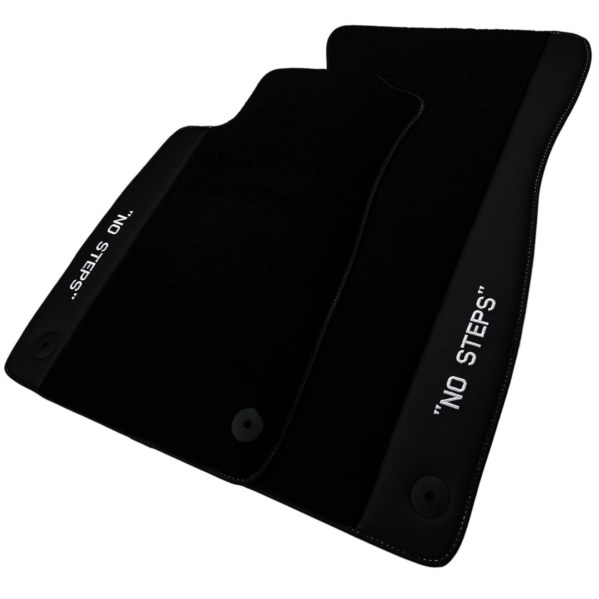 Black Floor Mats for A7 - C8 (2018-2023) | No Steps - AutoWin