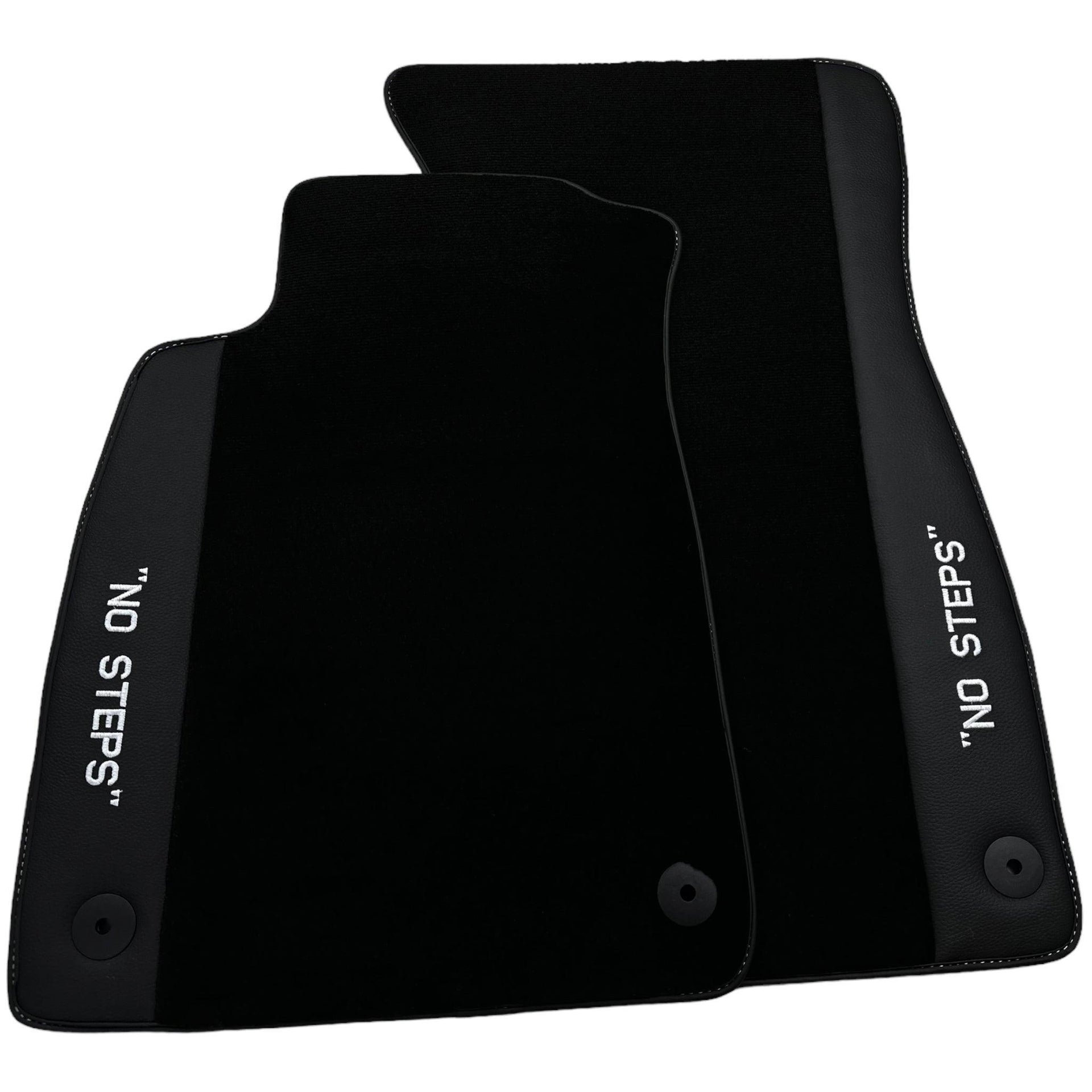 Black Floor Mats for Audi A3 - 5-door Sedan (2013-2020) | No Steps - AutoWin