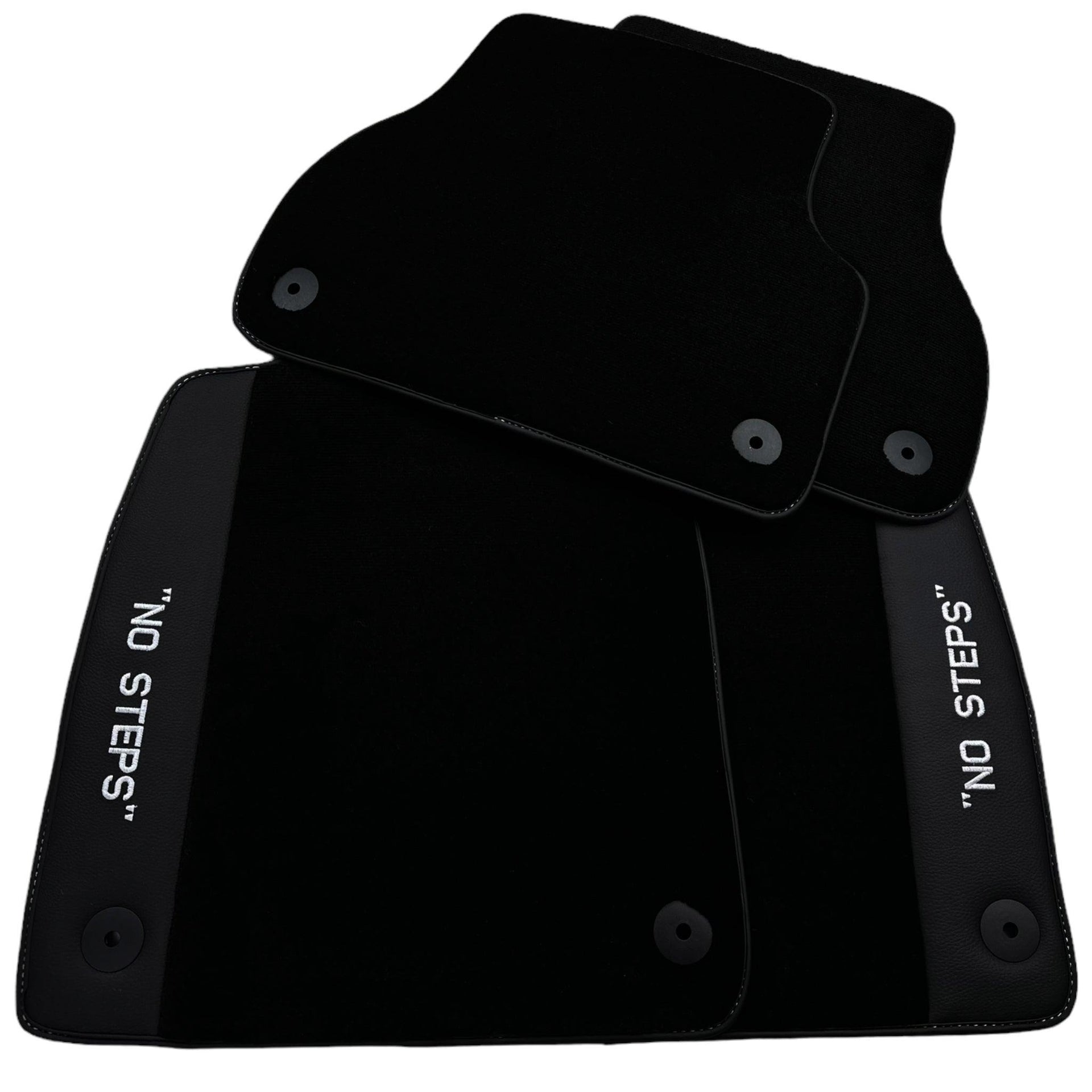Black Floor Mats for Audi A4 - B6 Sedan (2001-2004) | No Steps - AutoWin