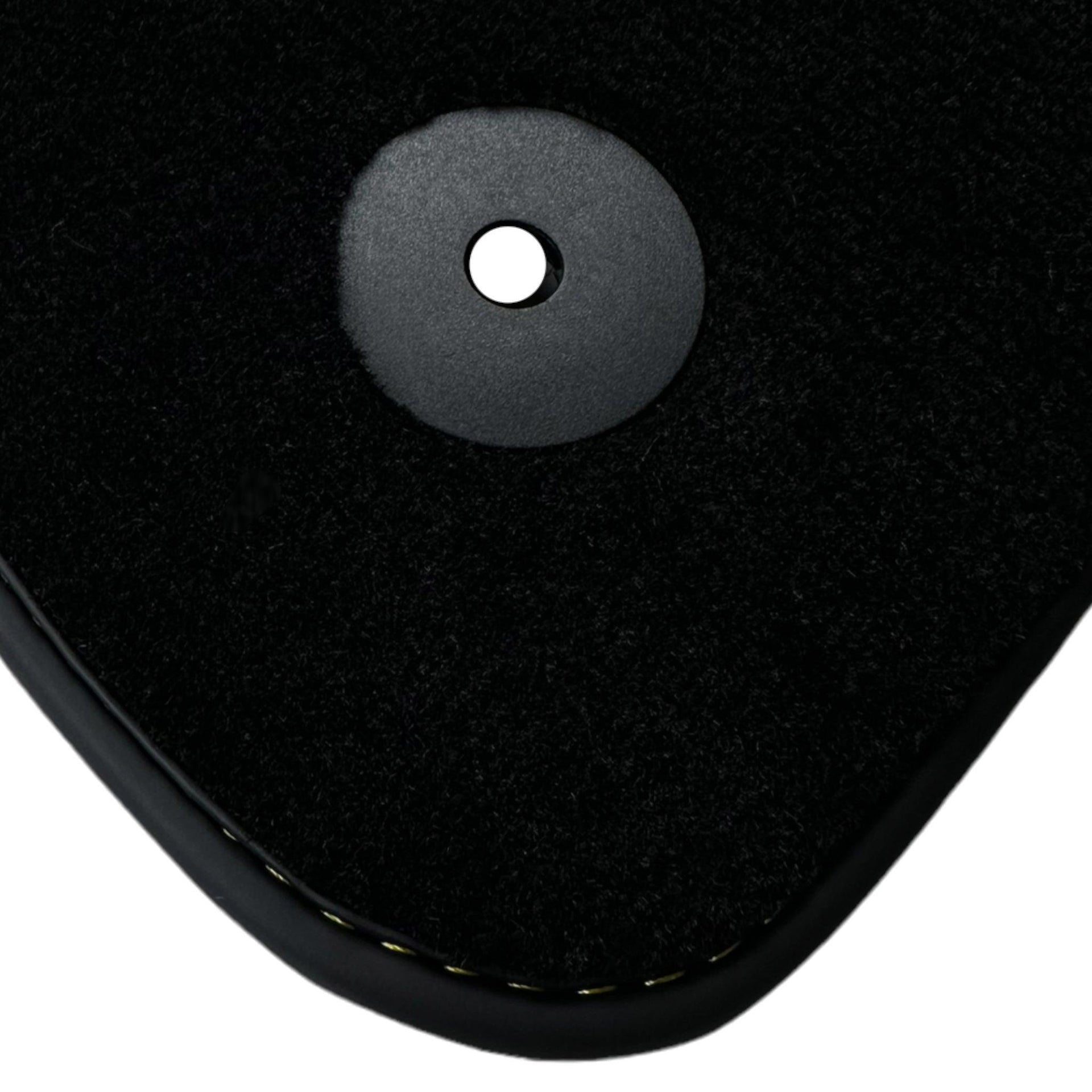 Black Floor Mats for Audi A6 - C6 Allroad Quattro Long (2006-2008) | Fighter Jet Edition - AutoWin