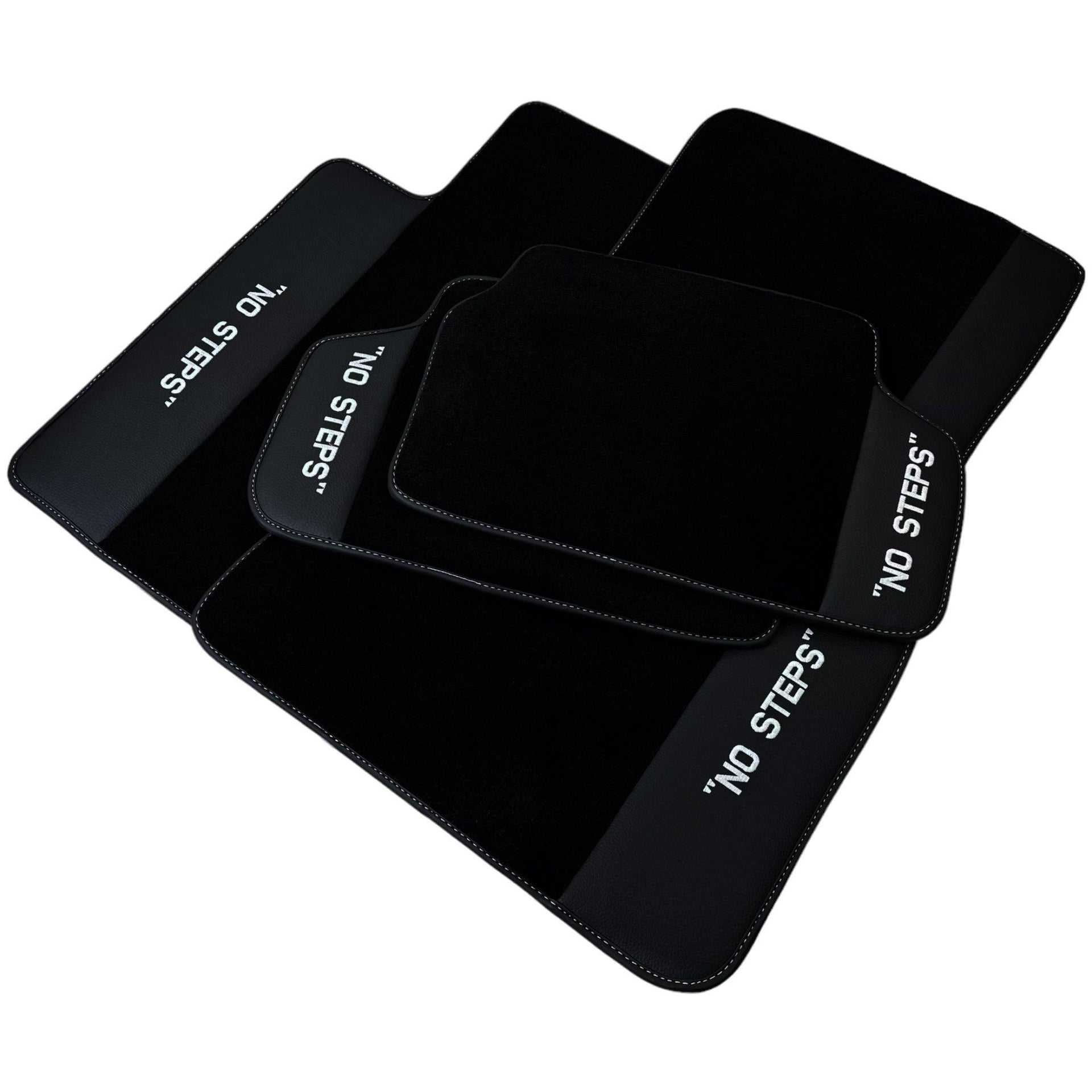 Black Floor Mats For BMW 2 Series F22 No Steps Edition - AutoWin
