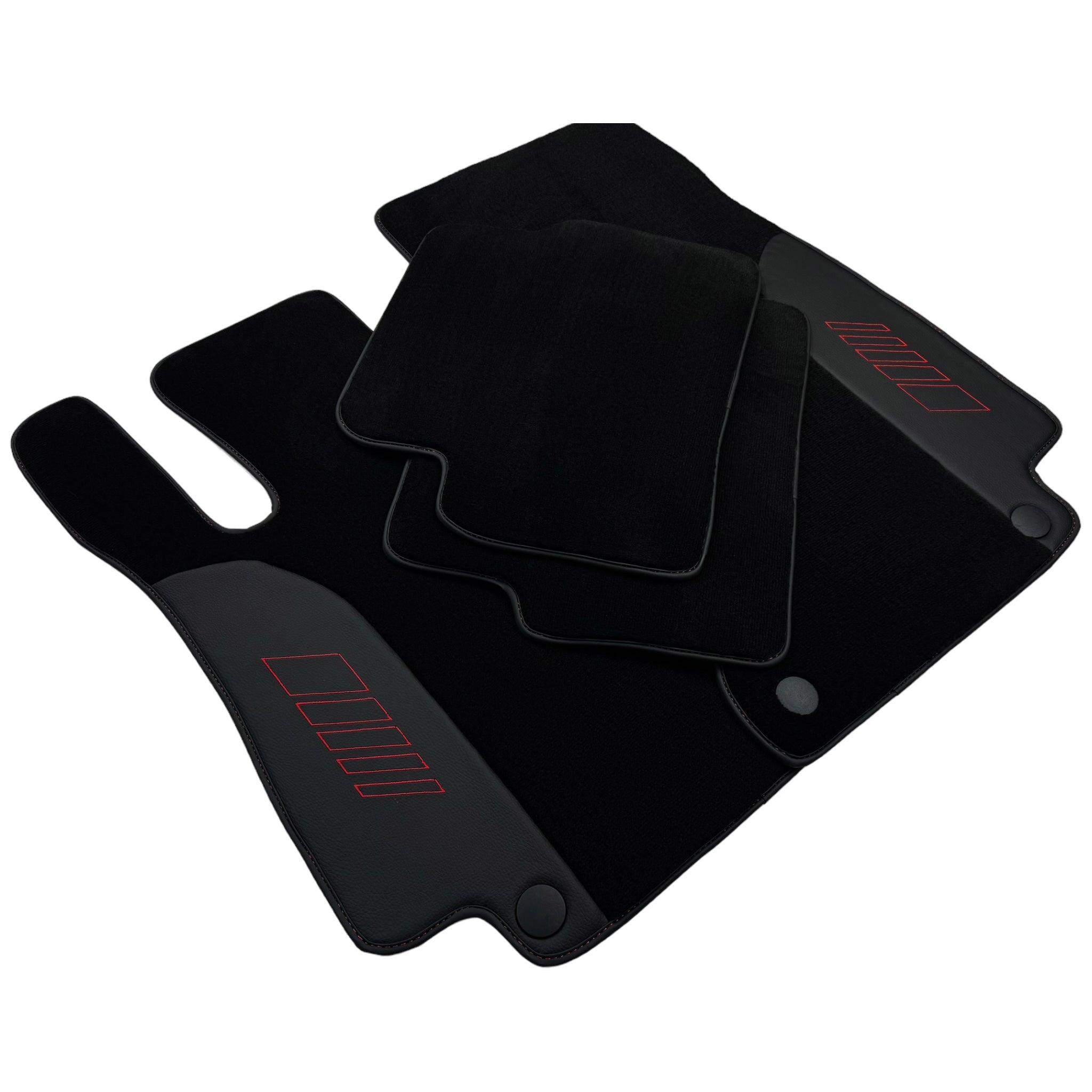 Black Floor Mats For Mercedes Benz S-Class V223 (2020-2023) Long Wheelbase | AutoWin Edition - AutoWin